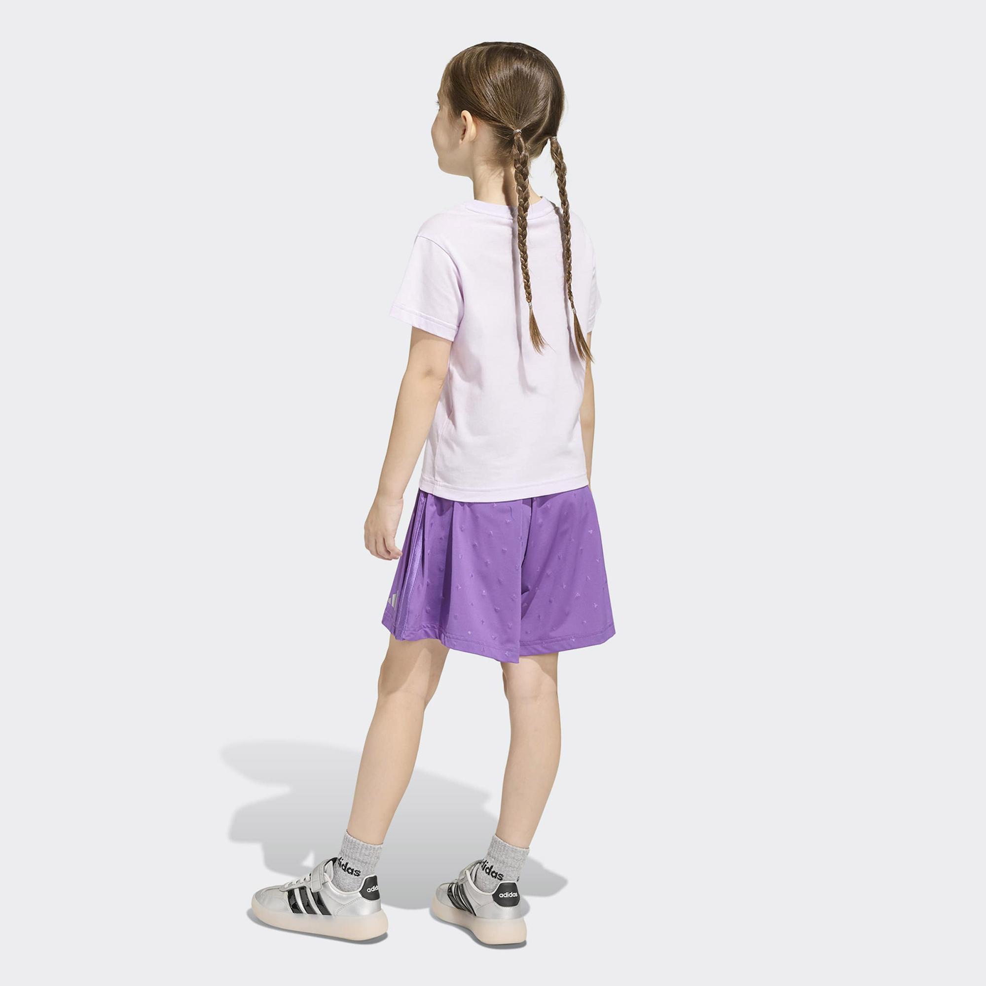 adidas Glam Çocuk Lila Eşofman Takımı