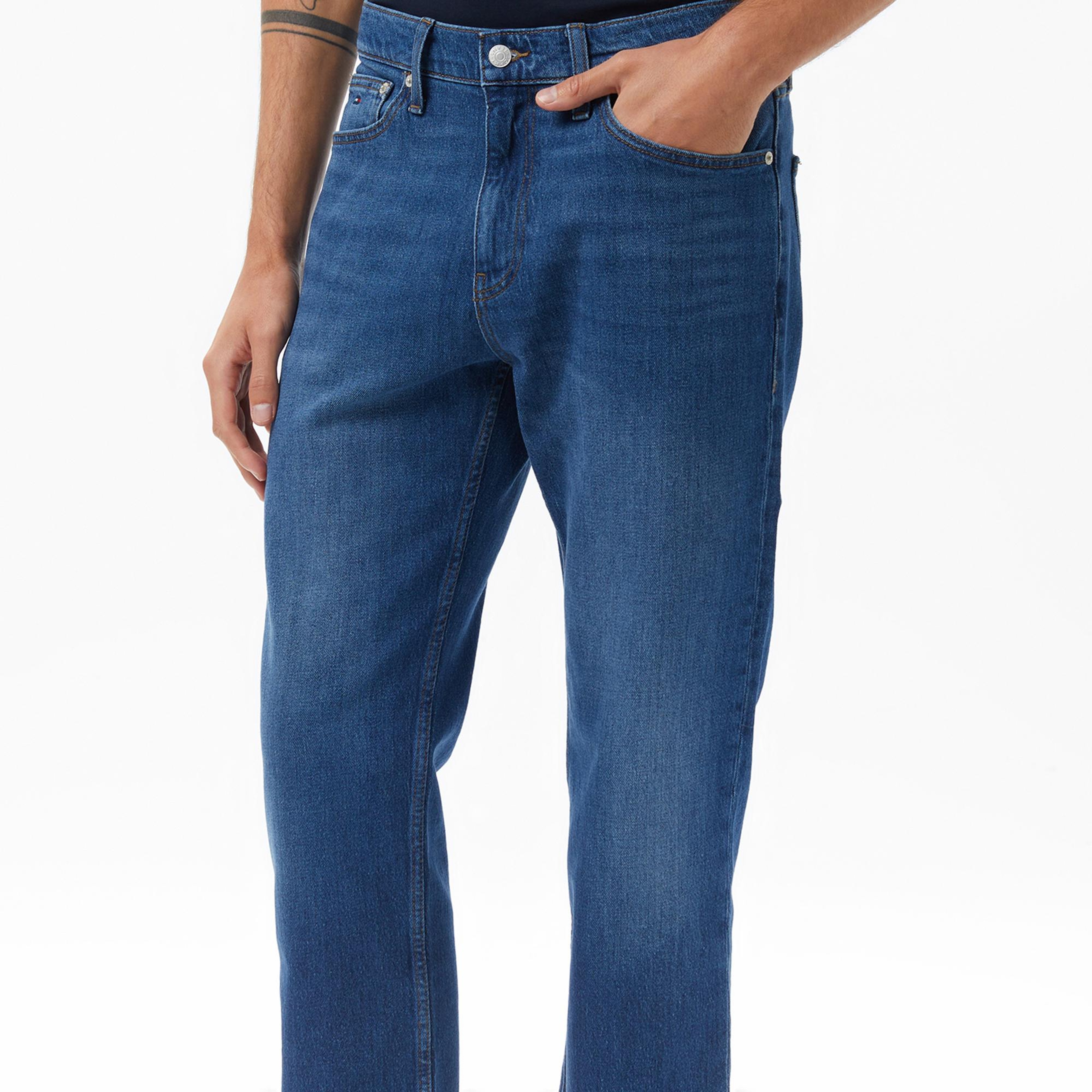 Tommy Jeans Ryan Slim Erkek Mavi Jean Pantolon