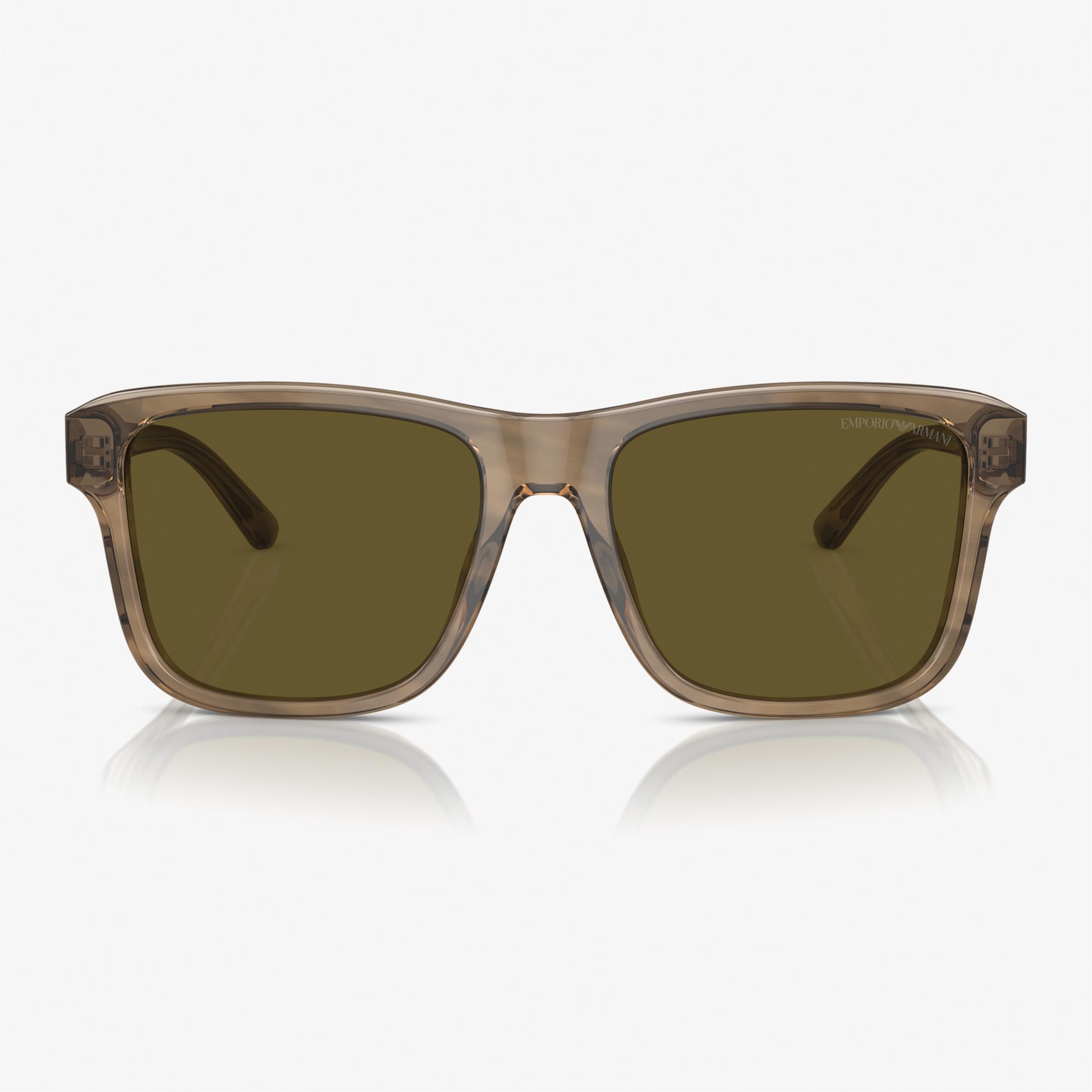 Emporio Armani 0EA4208 Acetate Erkek Kahverengi Güneş Gözlüğü