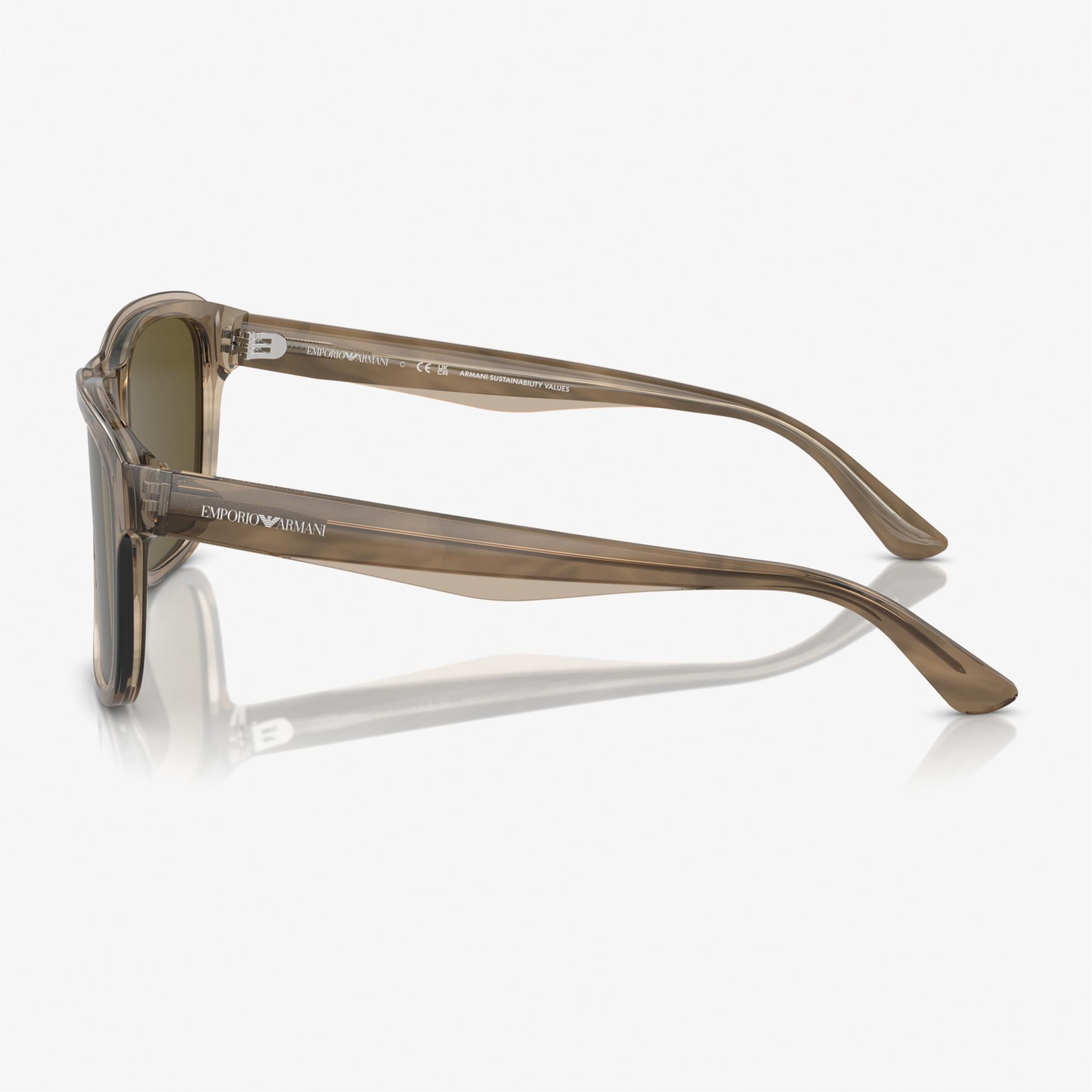 Emporio Armani 0EA4208 Acetate Erkek Kahverengi Güneş Gözlüğü