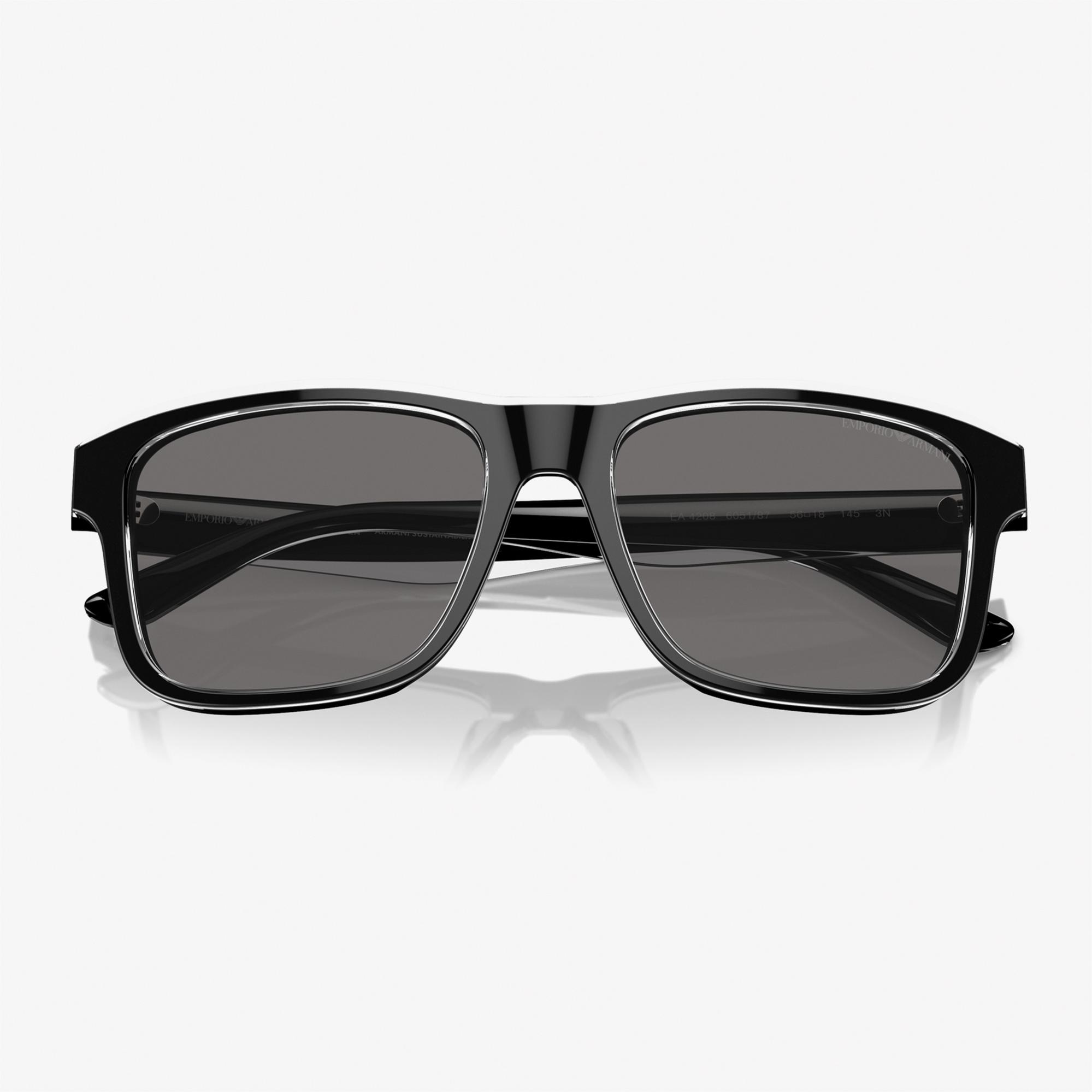 Emporio Armani 0EA4208 Acetate Erkek Siyah Güneş Gözlüğü