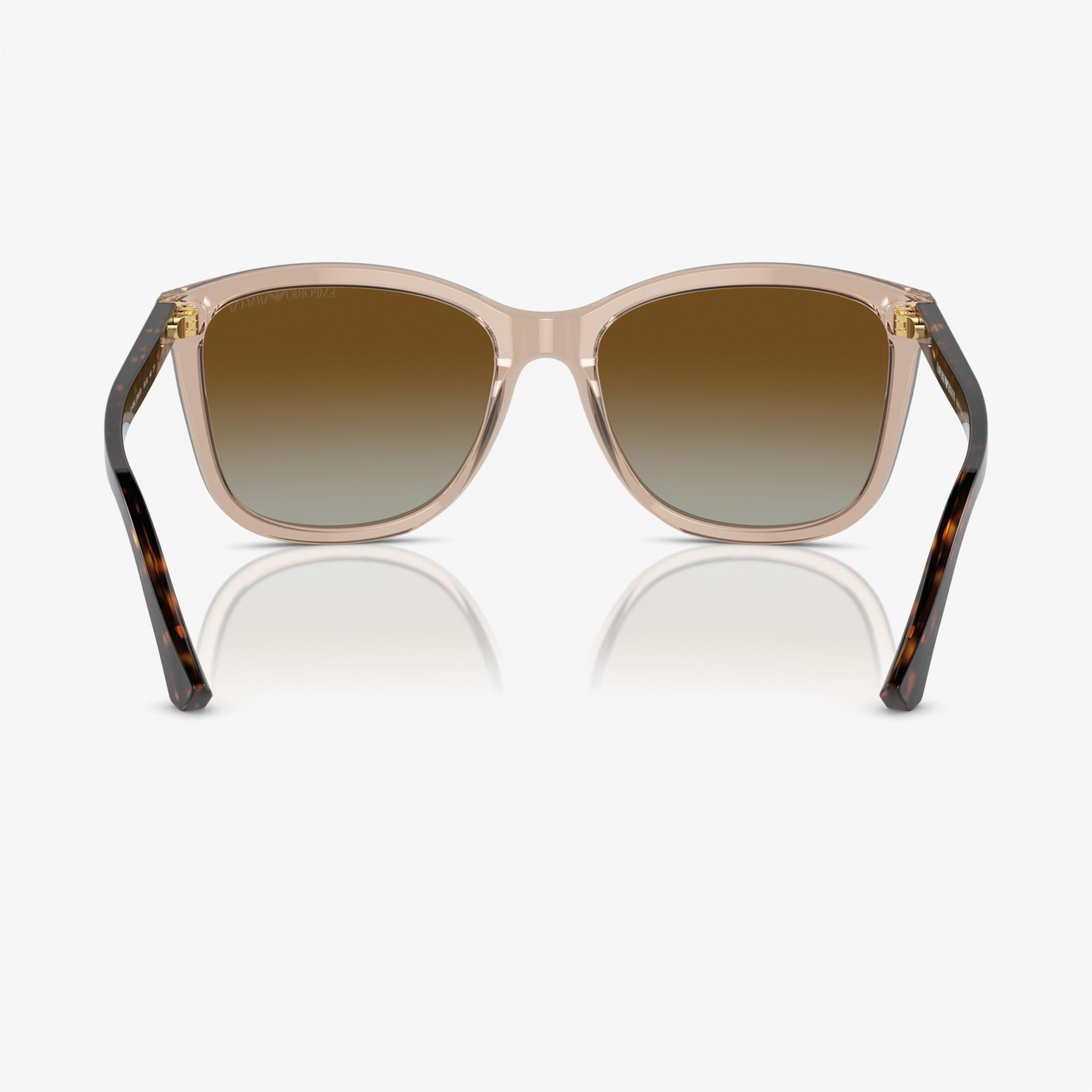 Emporio Armani 0EA4060 Acetate Kadın Kahverengi Güneş Gözlüğü