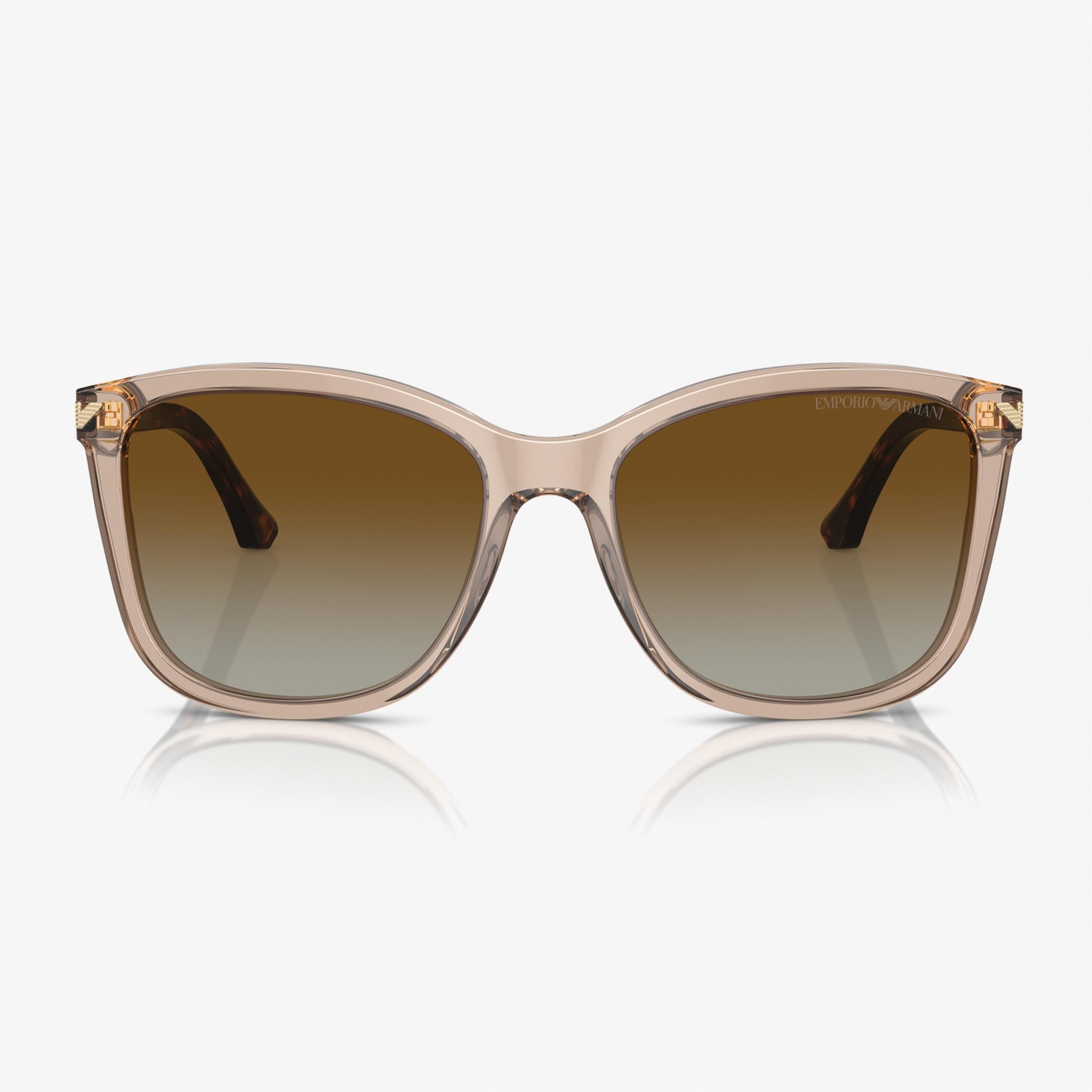 Emporio Armani 0EA4060 Acetate Kadın Kahverengi Güneş Gözlüğü