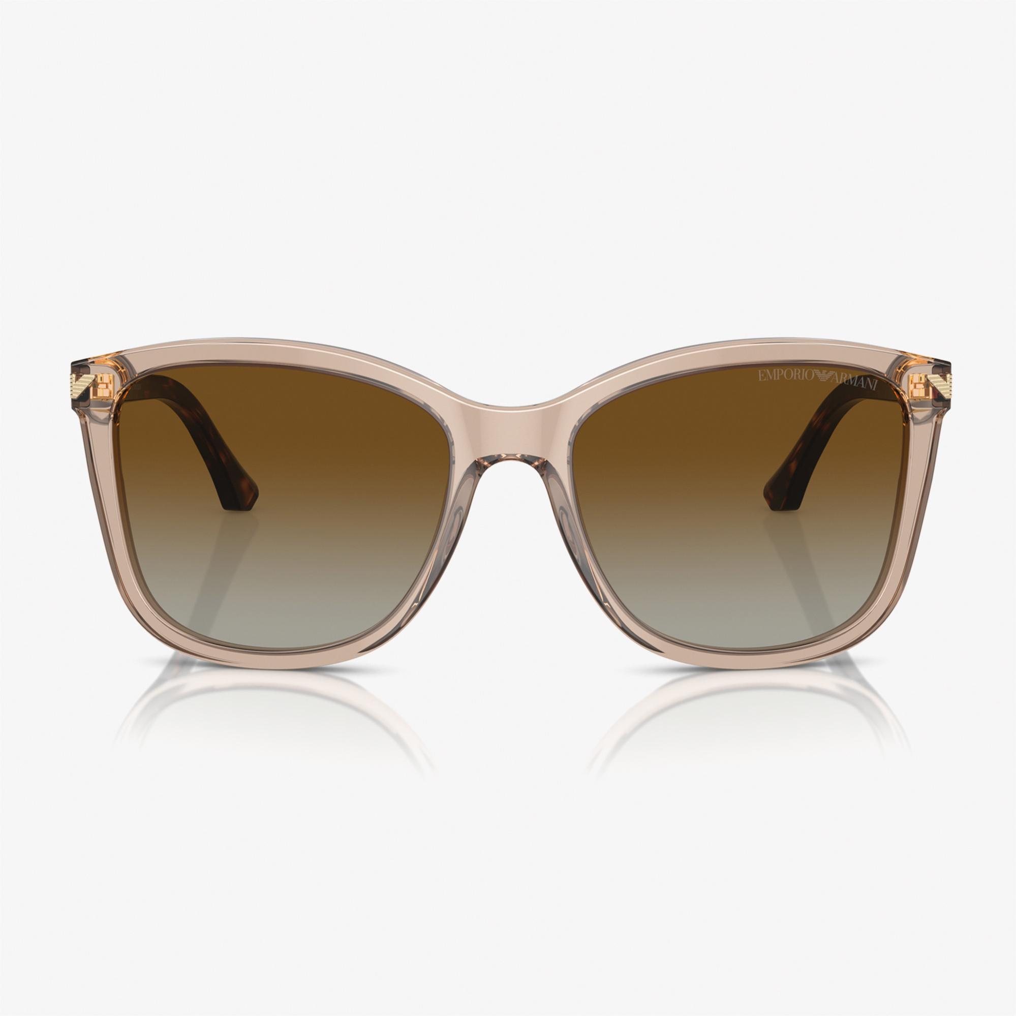 Emporio Armani 0EA4060 Acetate Kadın Kahverengi Güneş Gözlüğü