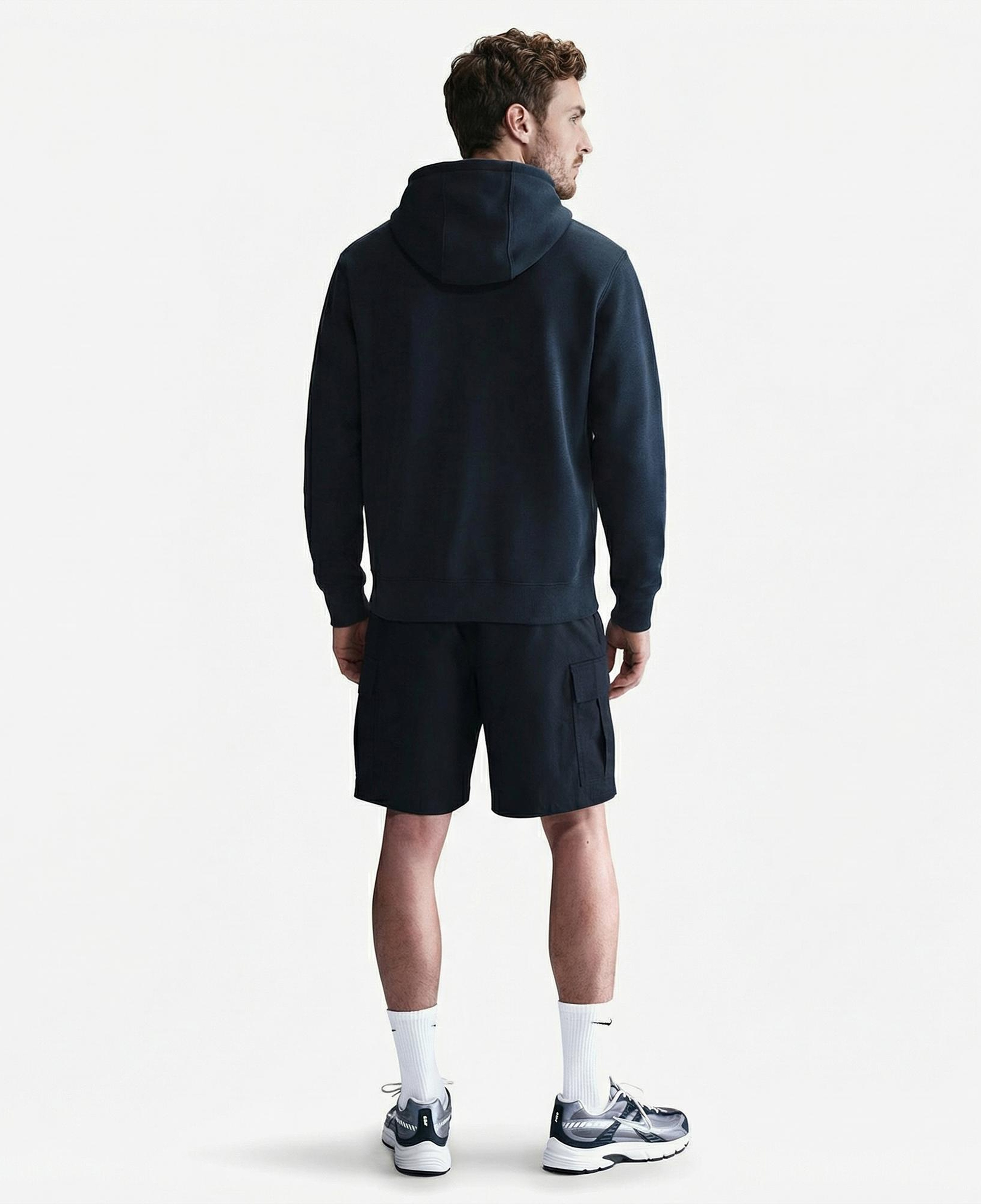 Nike Club Erkek Lacivert Hoodie