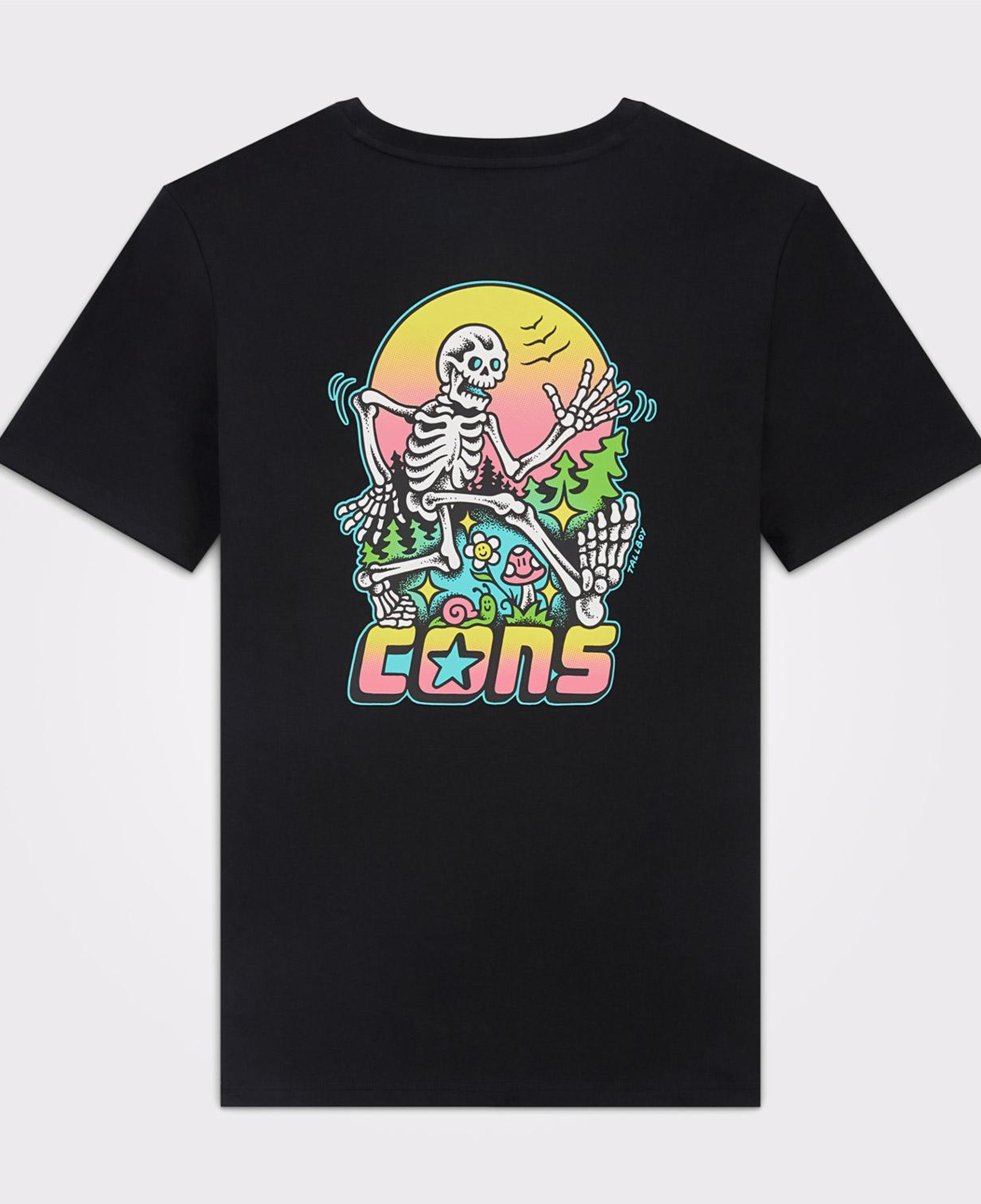 Converse Cons Erkek Baskılı Siyah T-Shirt