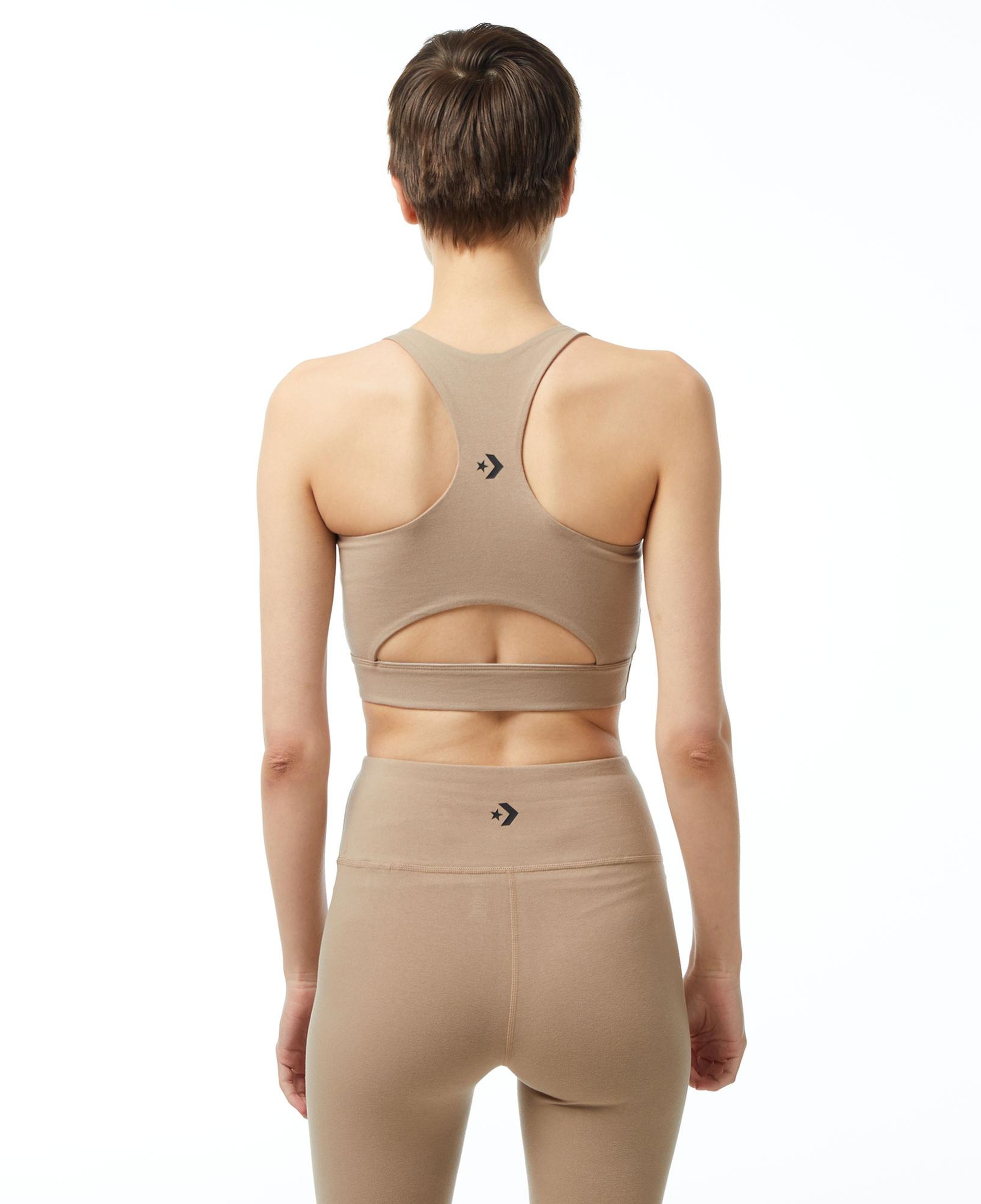 Converse Wordmark Kadın Kahverengi Bra Top