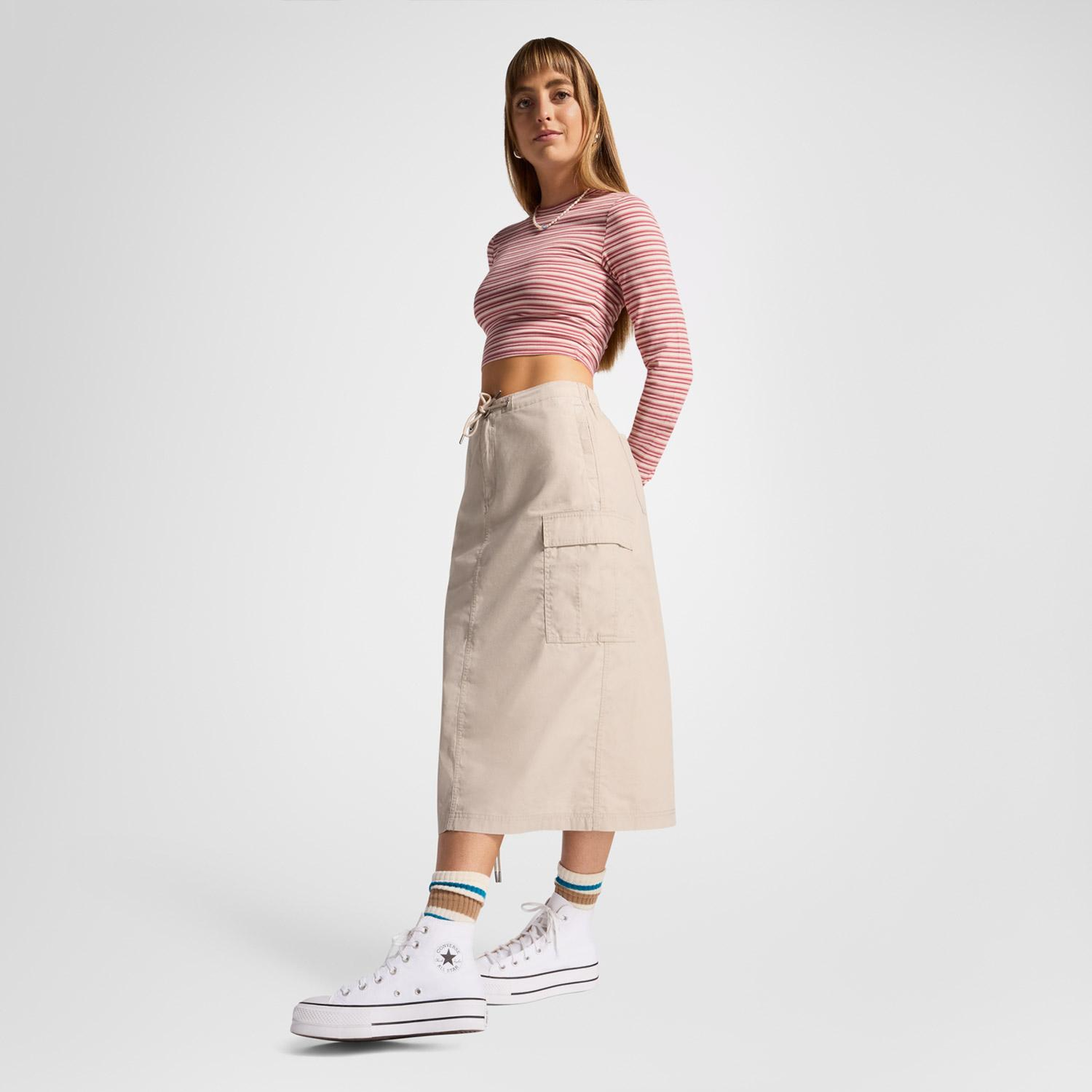 Converse Cargo Kadın Bej Etek