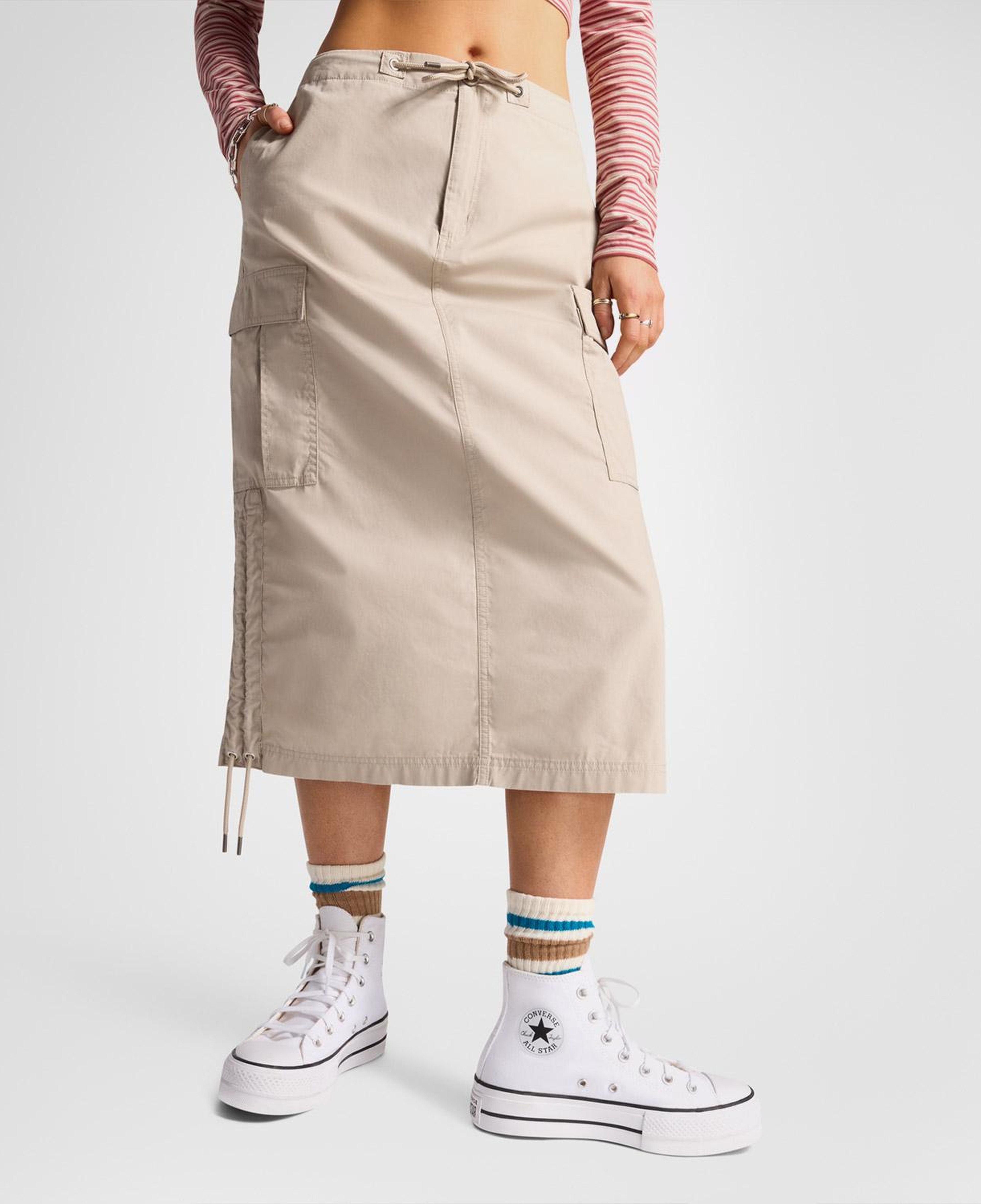 Converse Cargo Kadın Bej Etek