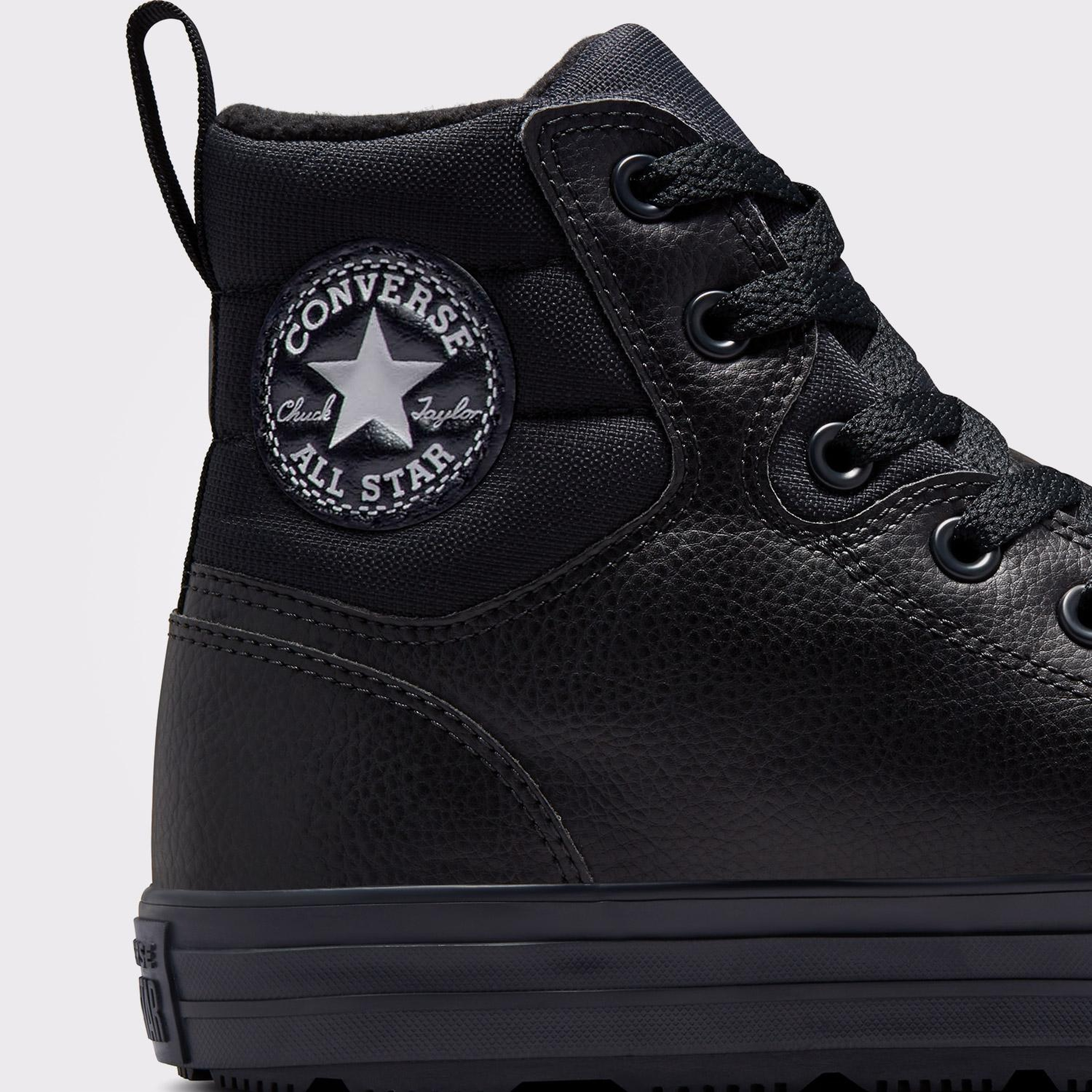 Converse Chuck Taylor All Star Faux Siyah Deri Berkshire Bot