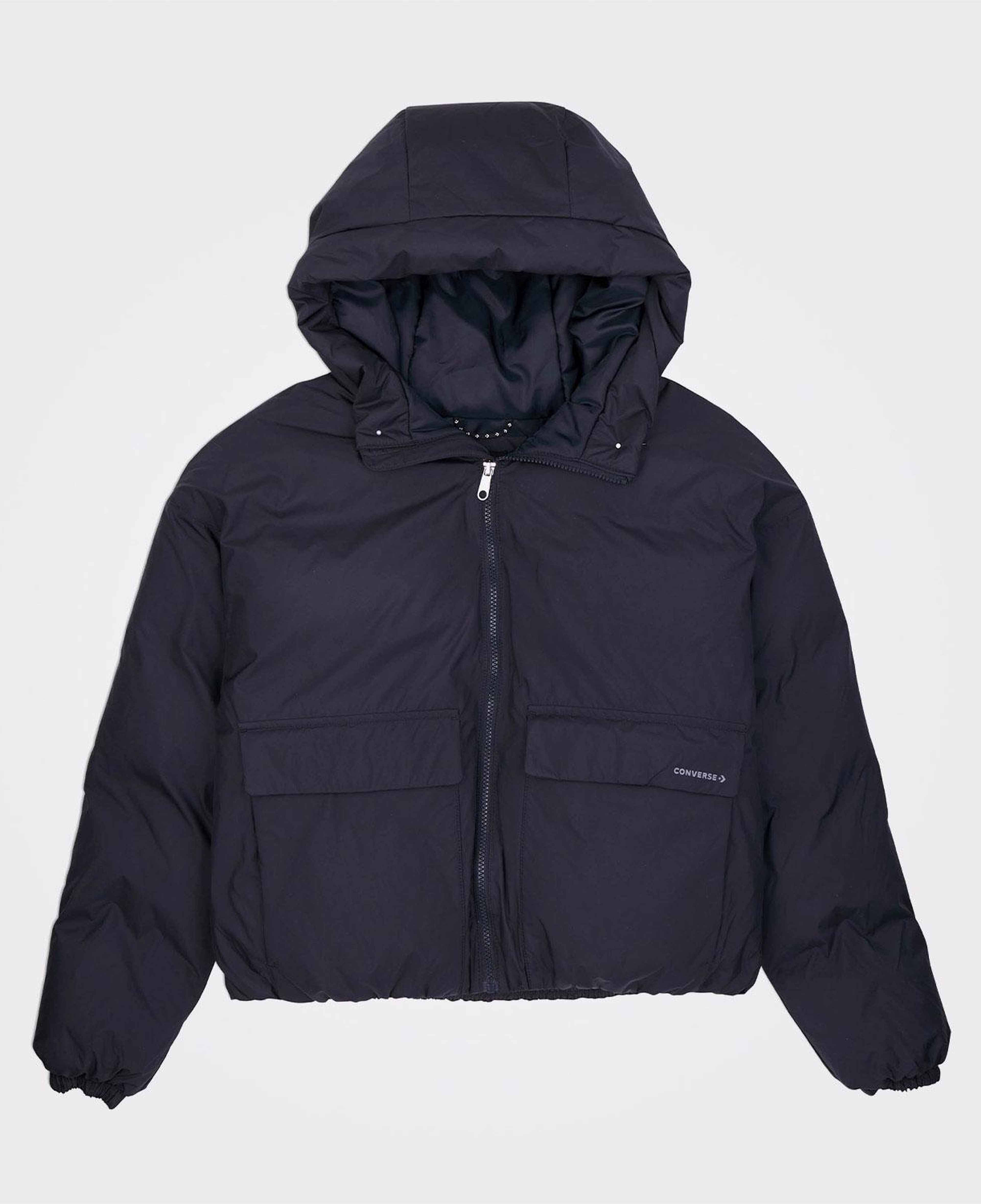 Converse Classic Kadın Kapüşonlu Siyah Mont