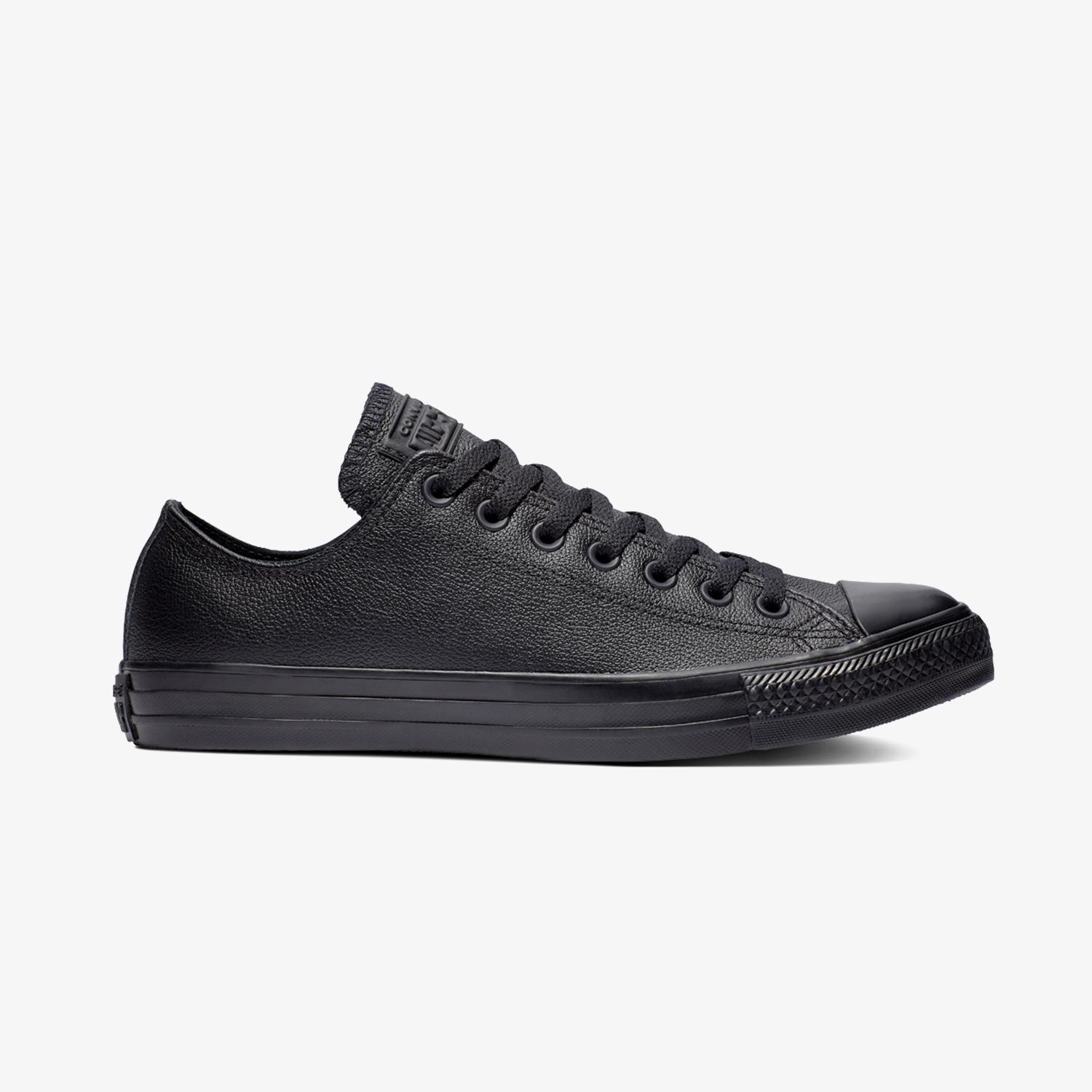 Converse Chuck Taylor All Star Tonal Unisex Siyah Deri Sneaker