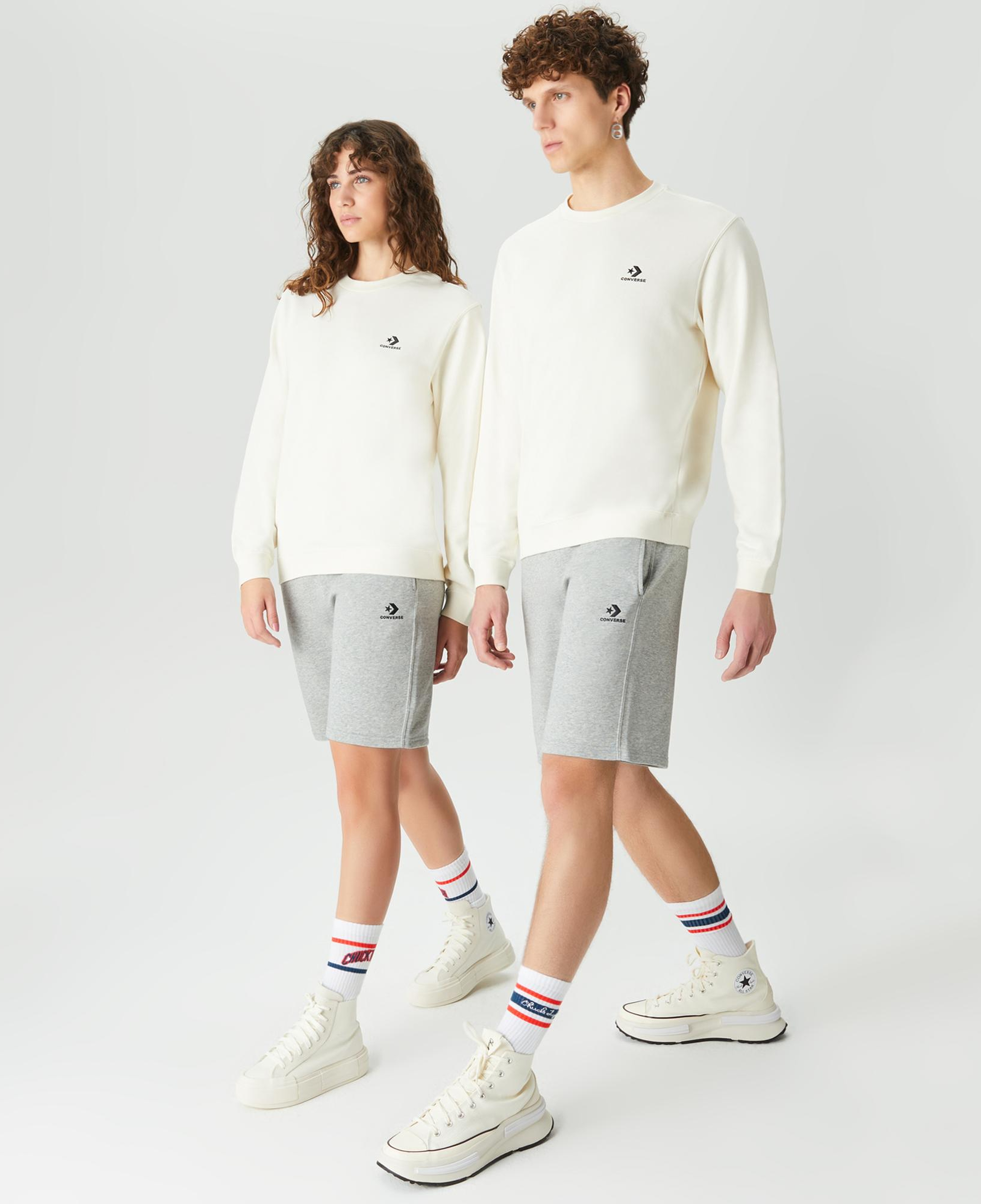 Converse Go-To Unisex Gri Şort