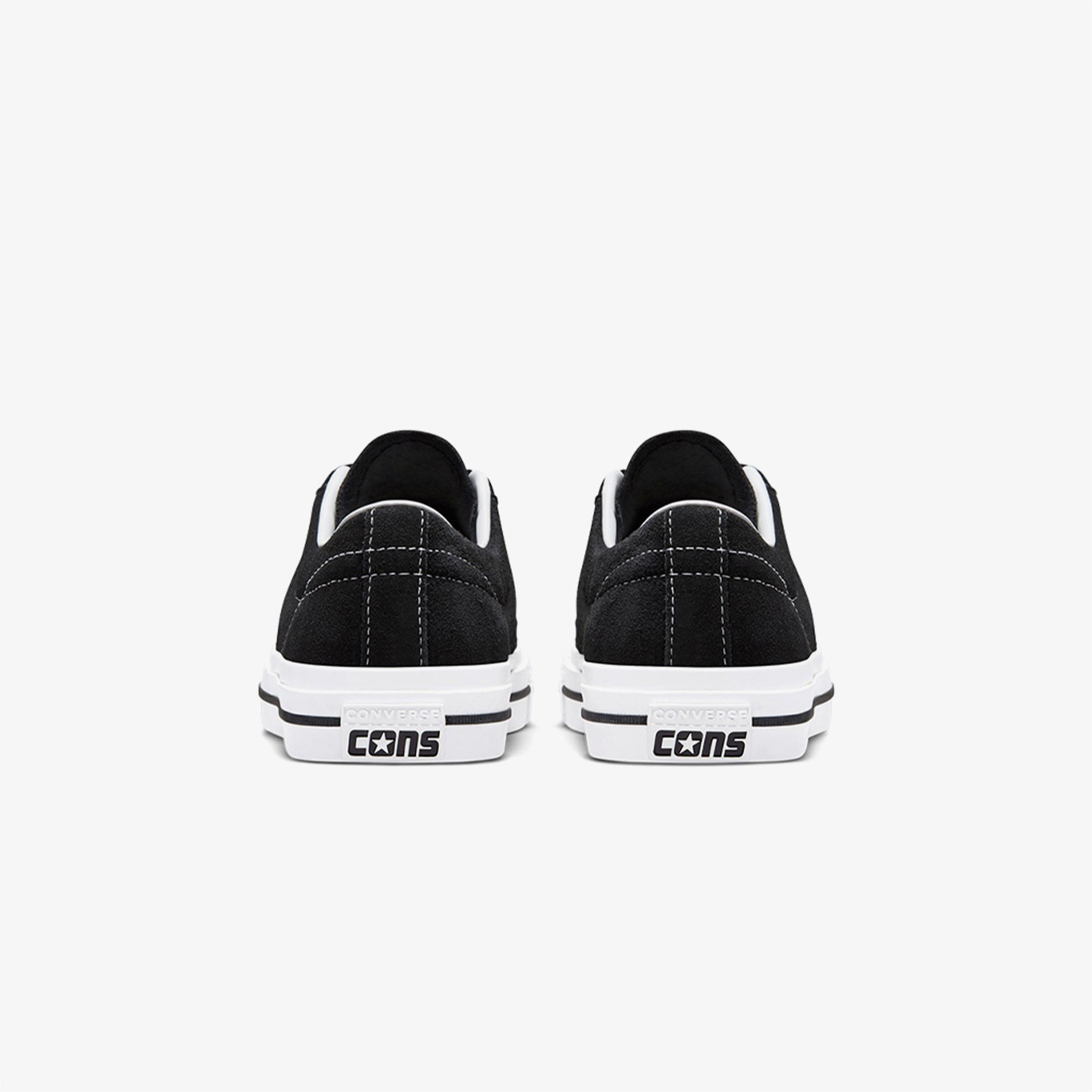 Converse Cons One Star Pro Unisex Siyah Süet Sneaker
