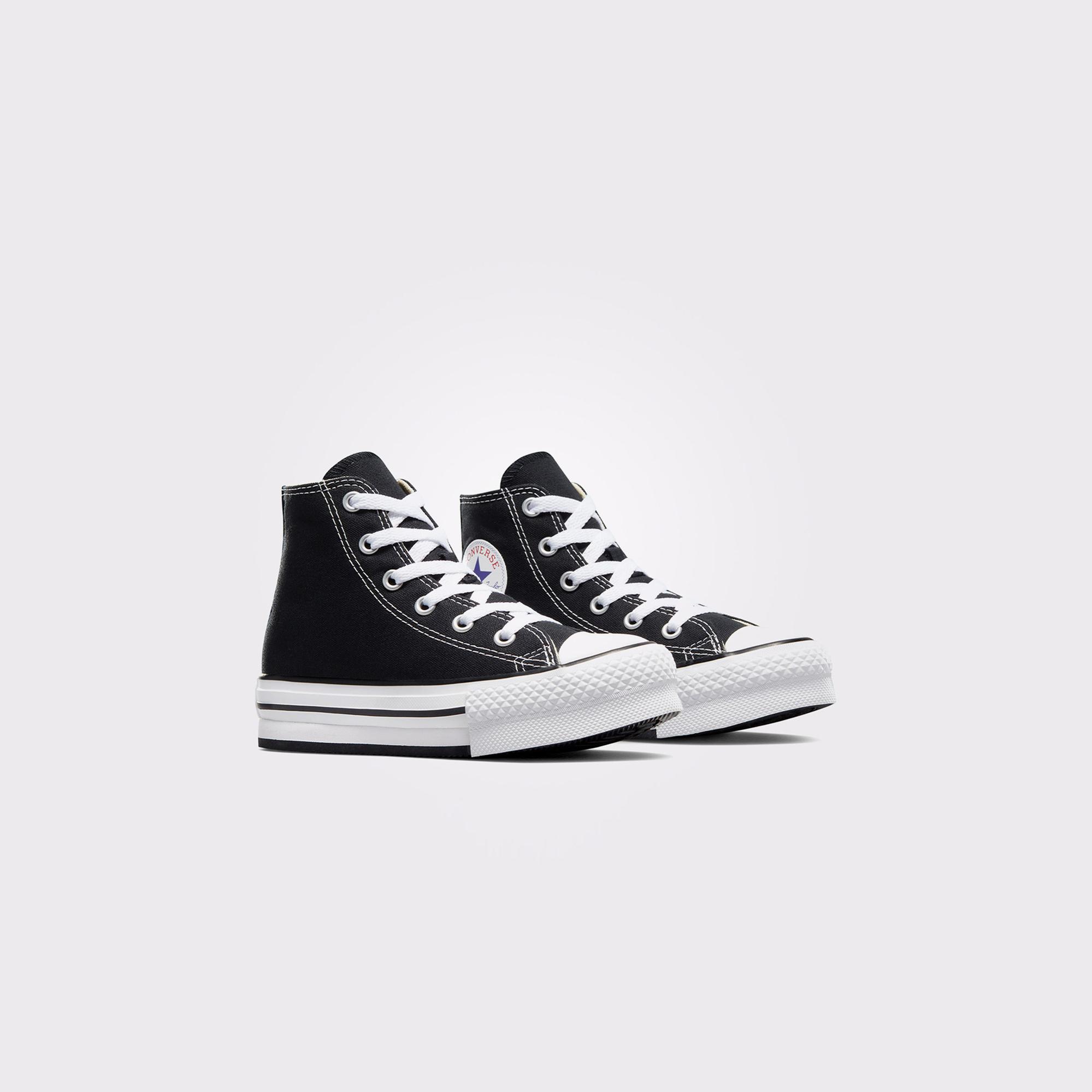 Converse Chuck Taylor All Star Eva Lift Çocuk Siyah Platform Sneaker
