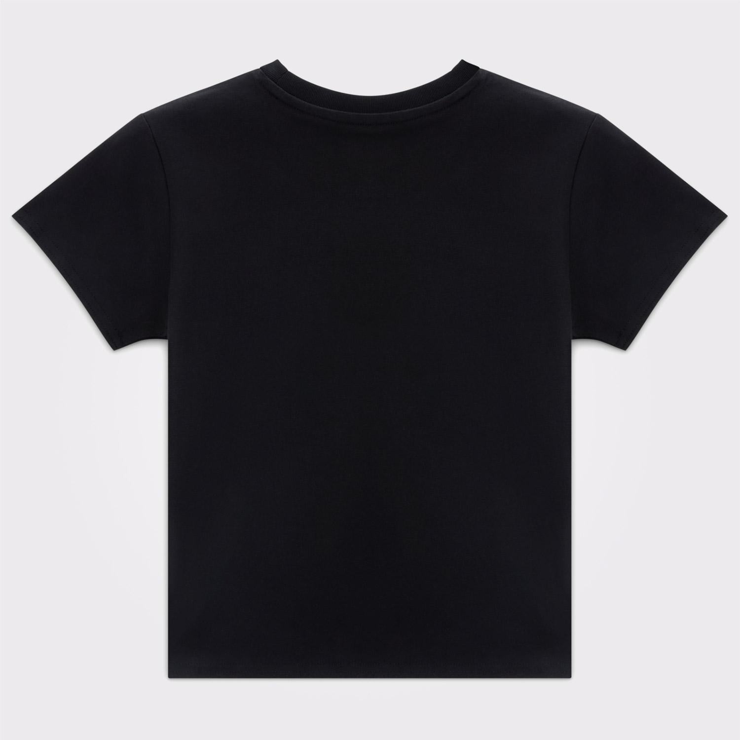 Converse Slim Fit Kadın Siyah T-Shirt