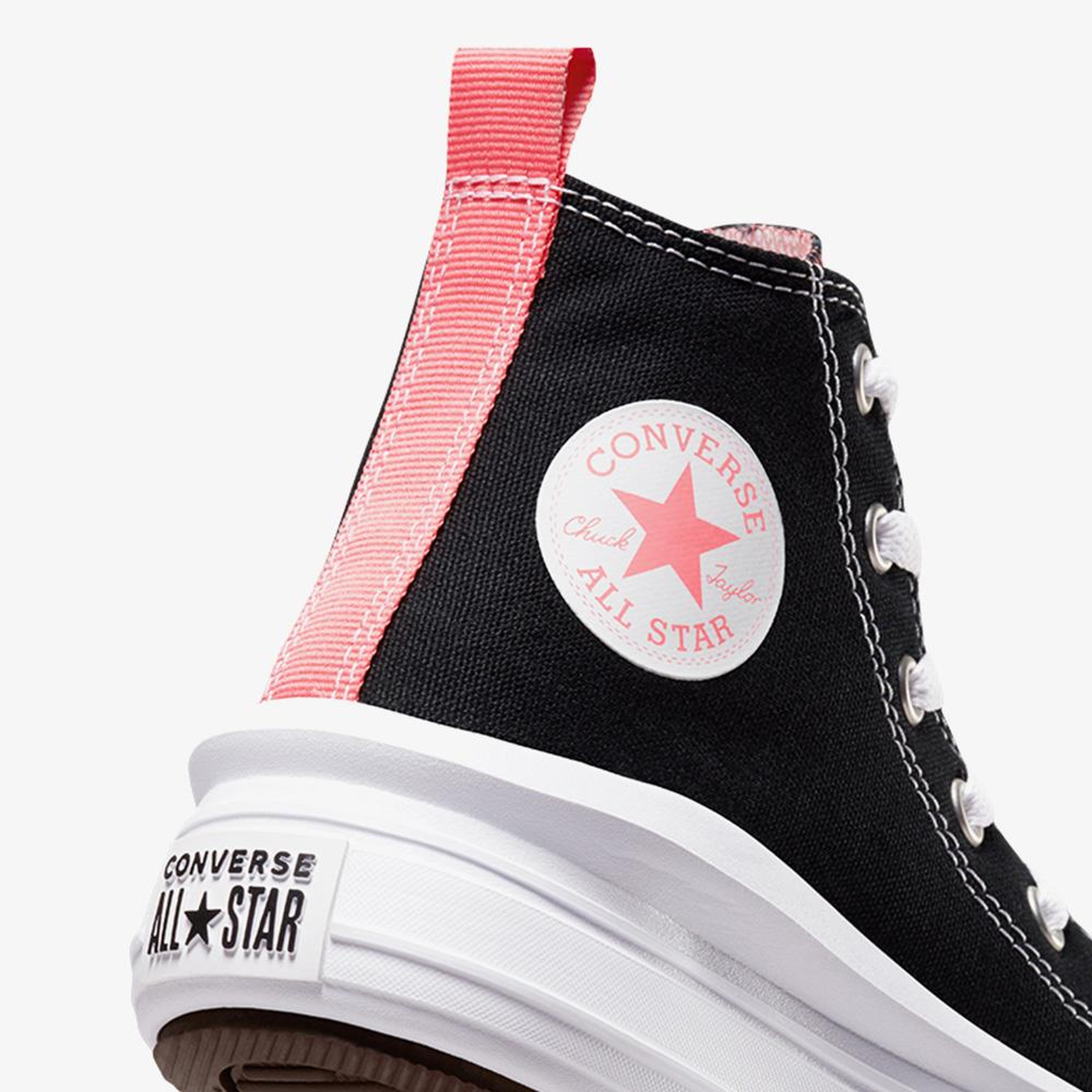Converse Chuck Taylor All Star Move Çocuk Siyah Platform Sneaker