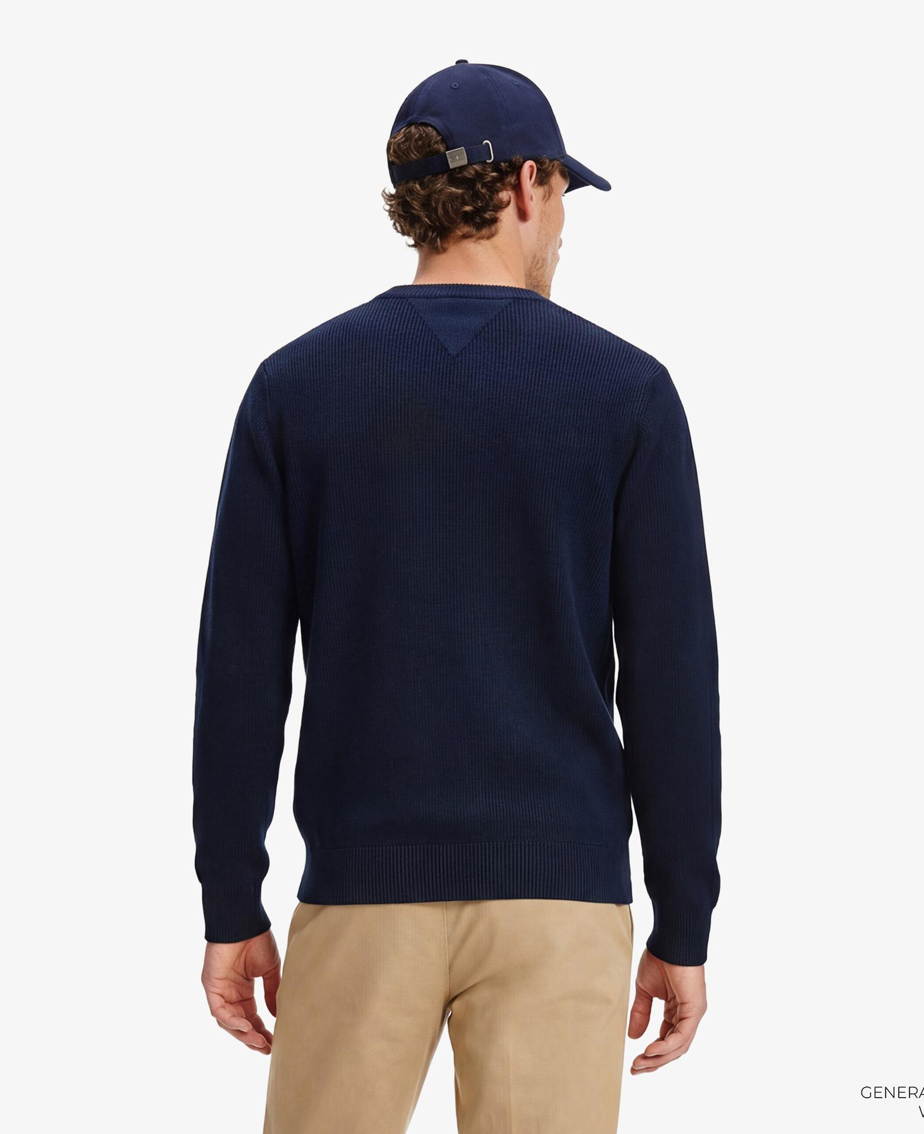 Tommy Hilfiger Seasonal Graphic Erkek Lacivert Triko