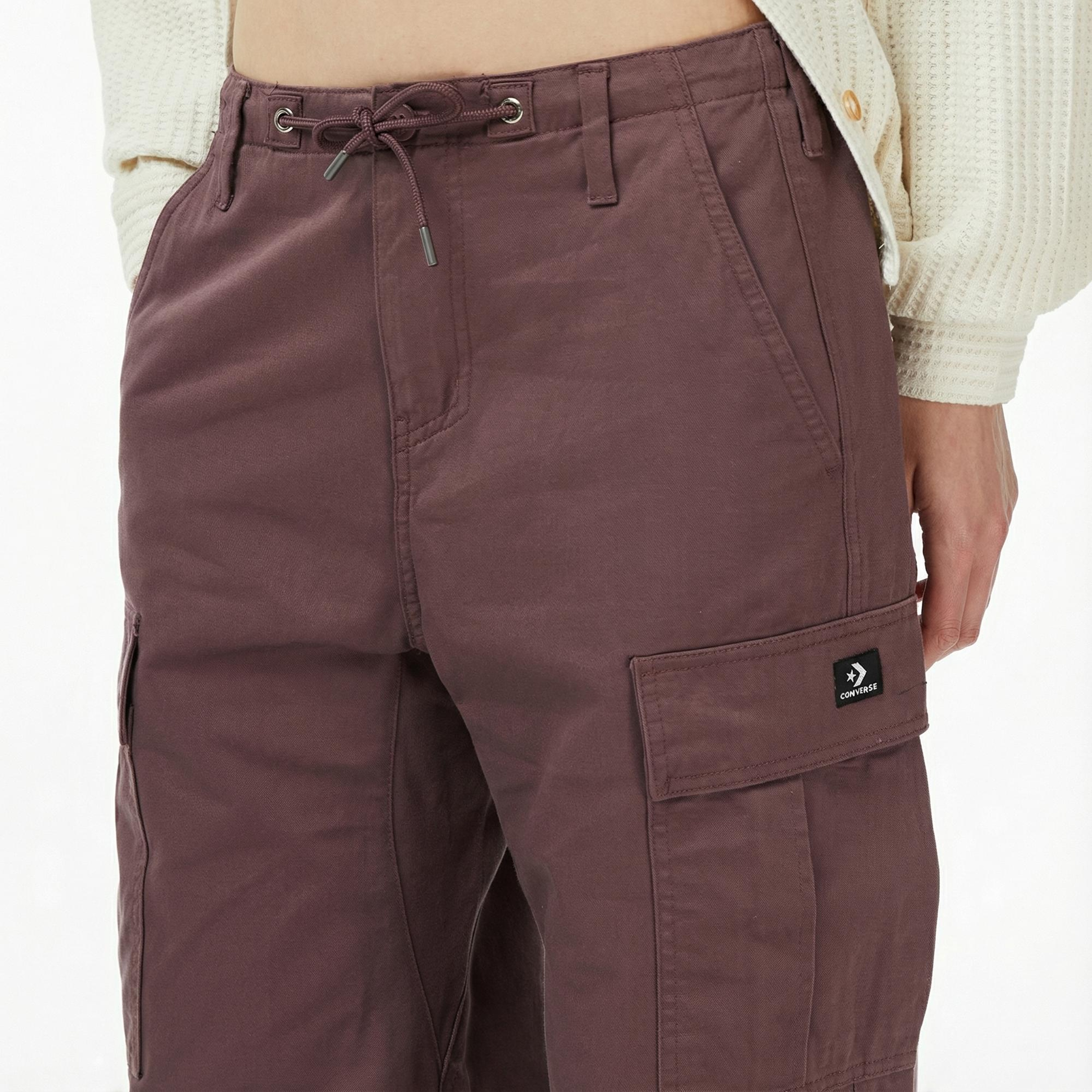 Converse Cargo Kadın Bordo Pantolon