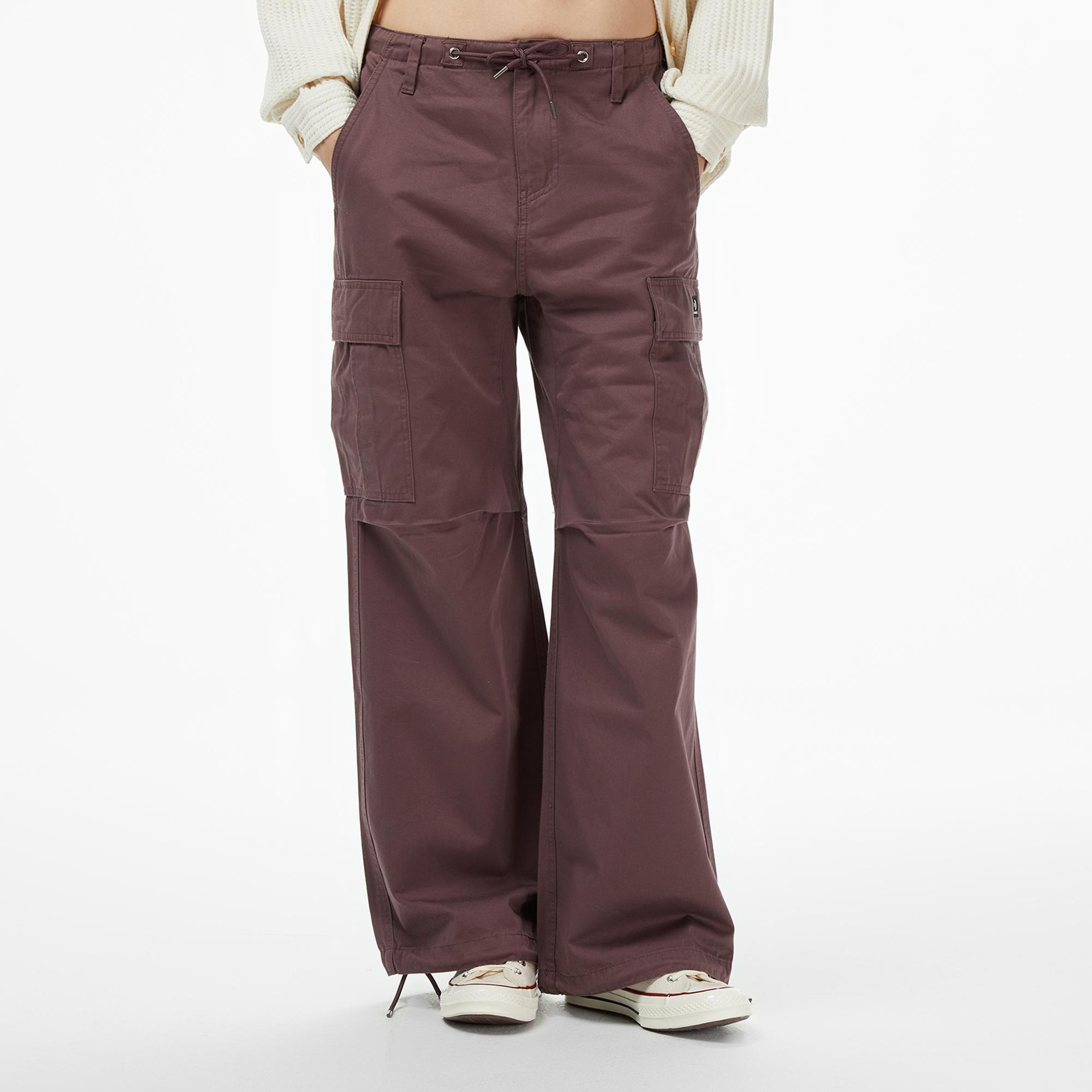 Converse Cargo Kadın Bordo Pantolon