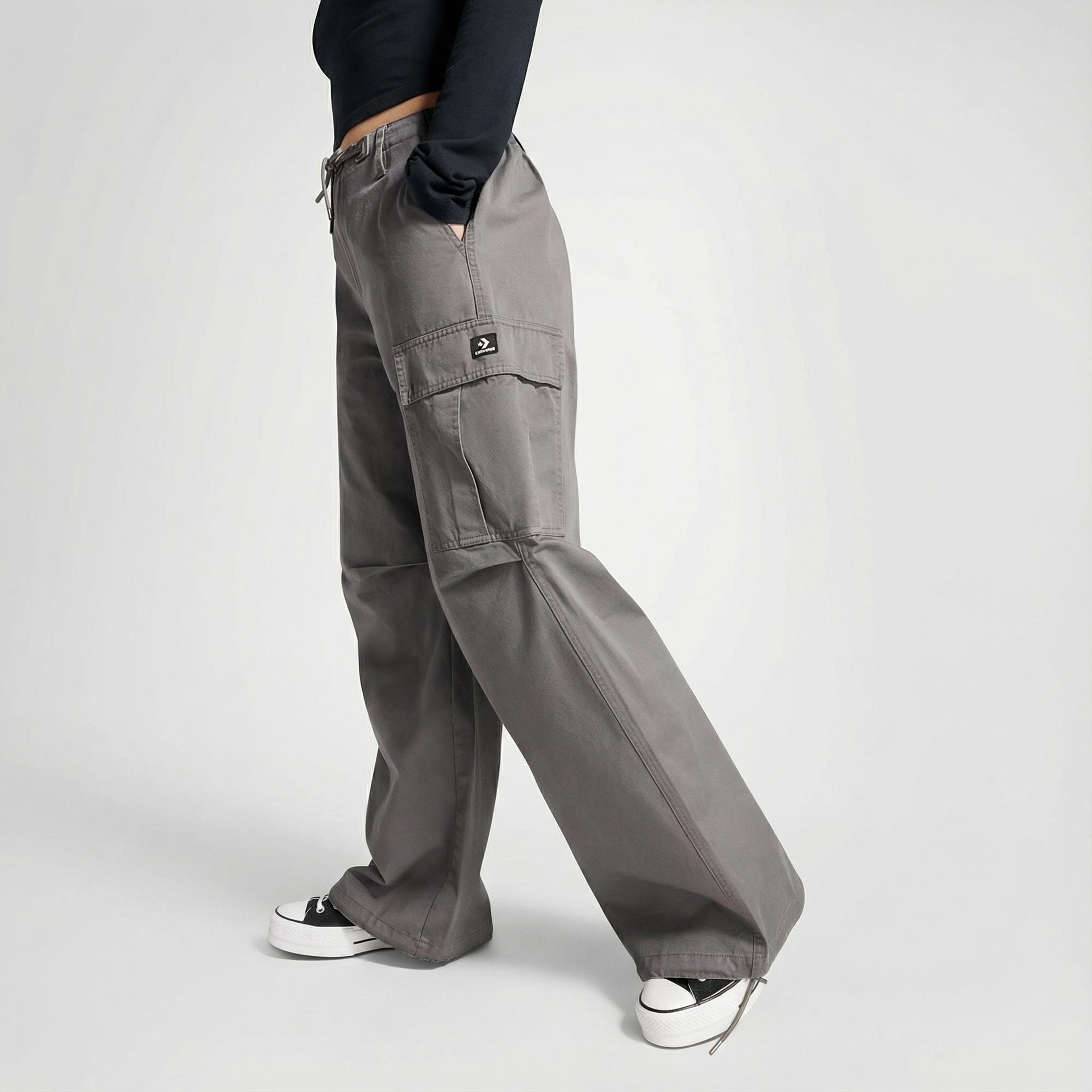 Converse Cargo Kadın Gri Pantolon