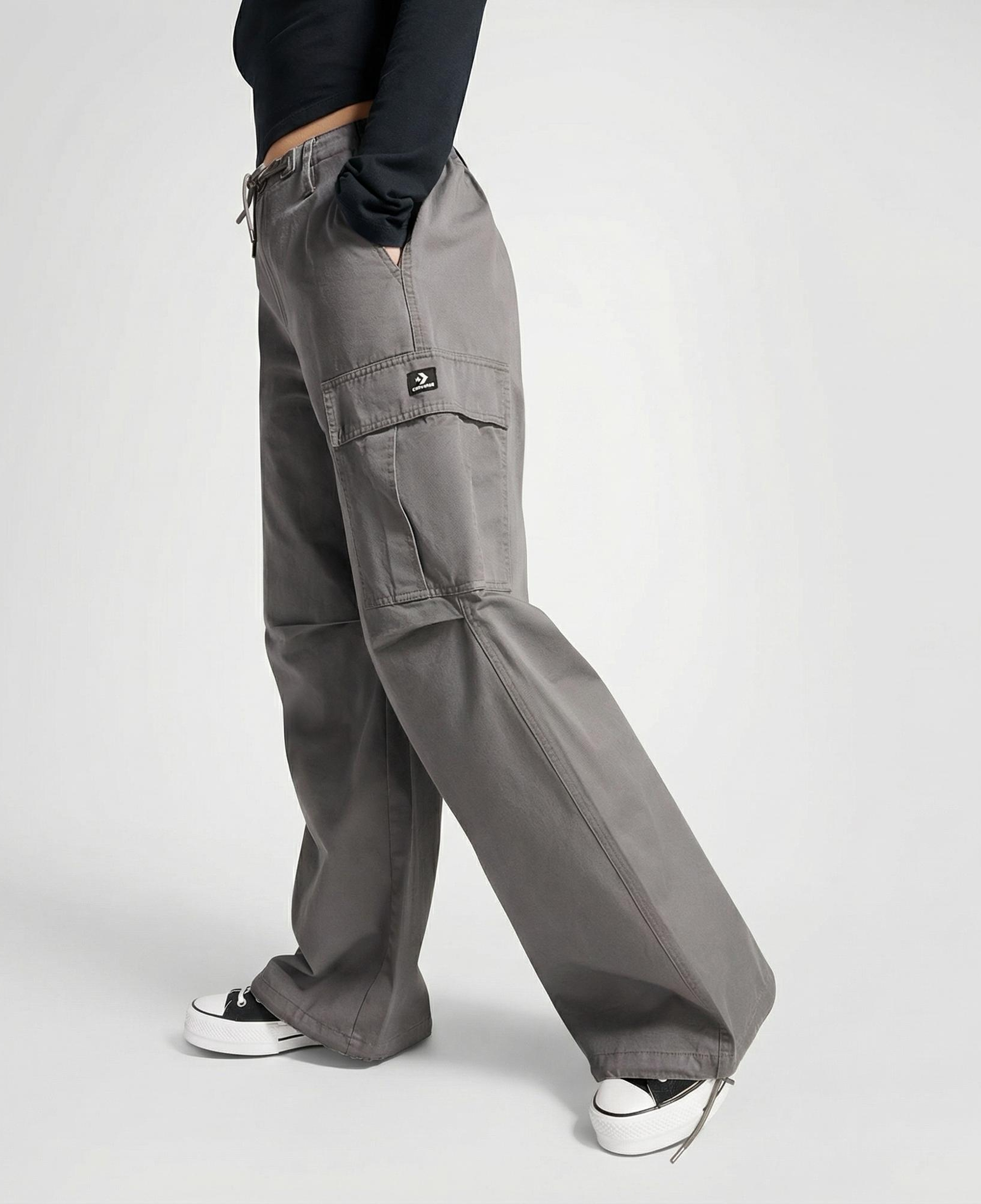 Converse Cargo Kadın Gri Pantolon