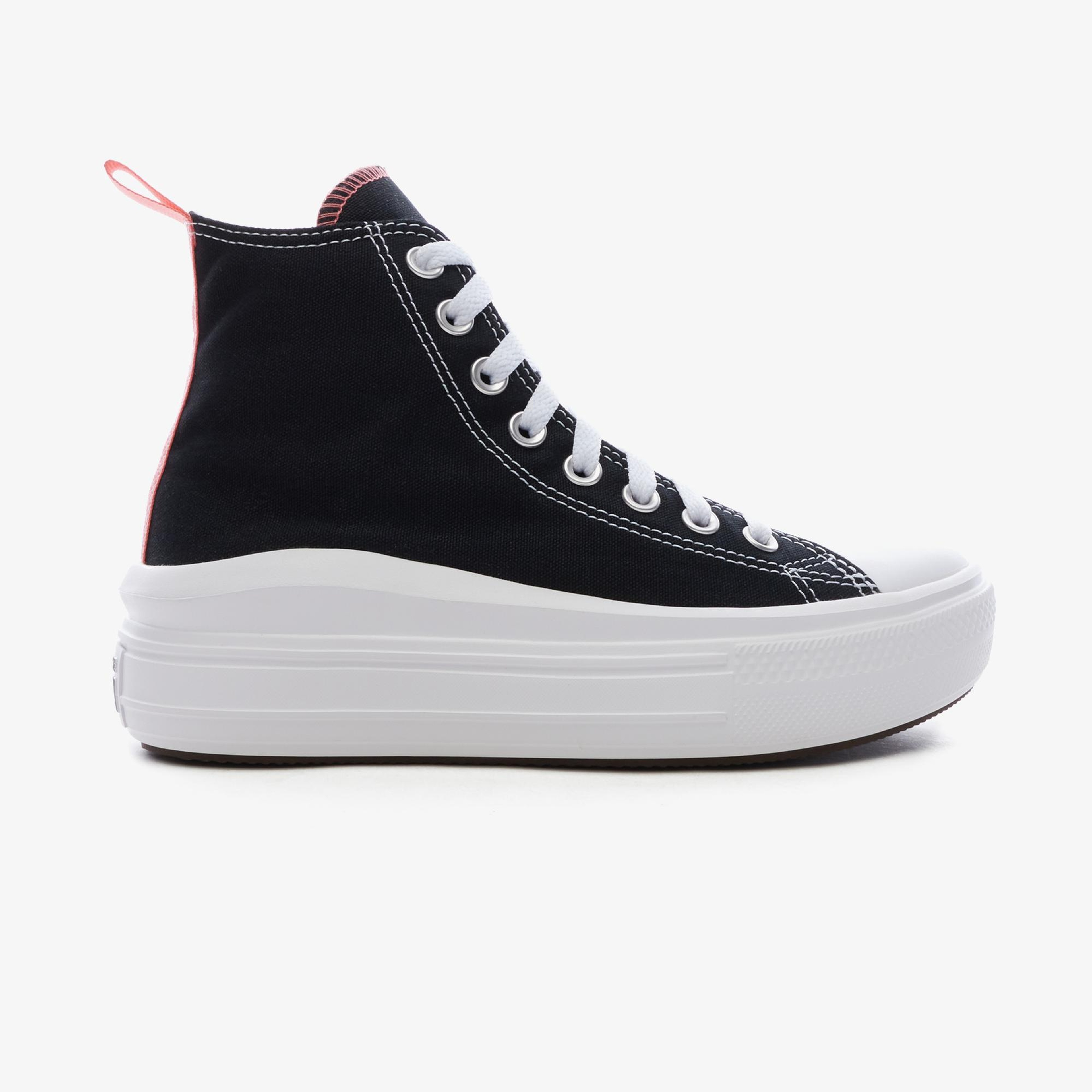 Converse Chuck Taylor All Star Move Çocuk Siyah Platform Sneaker