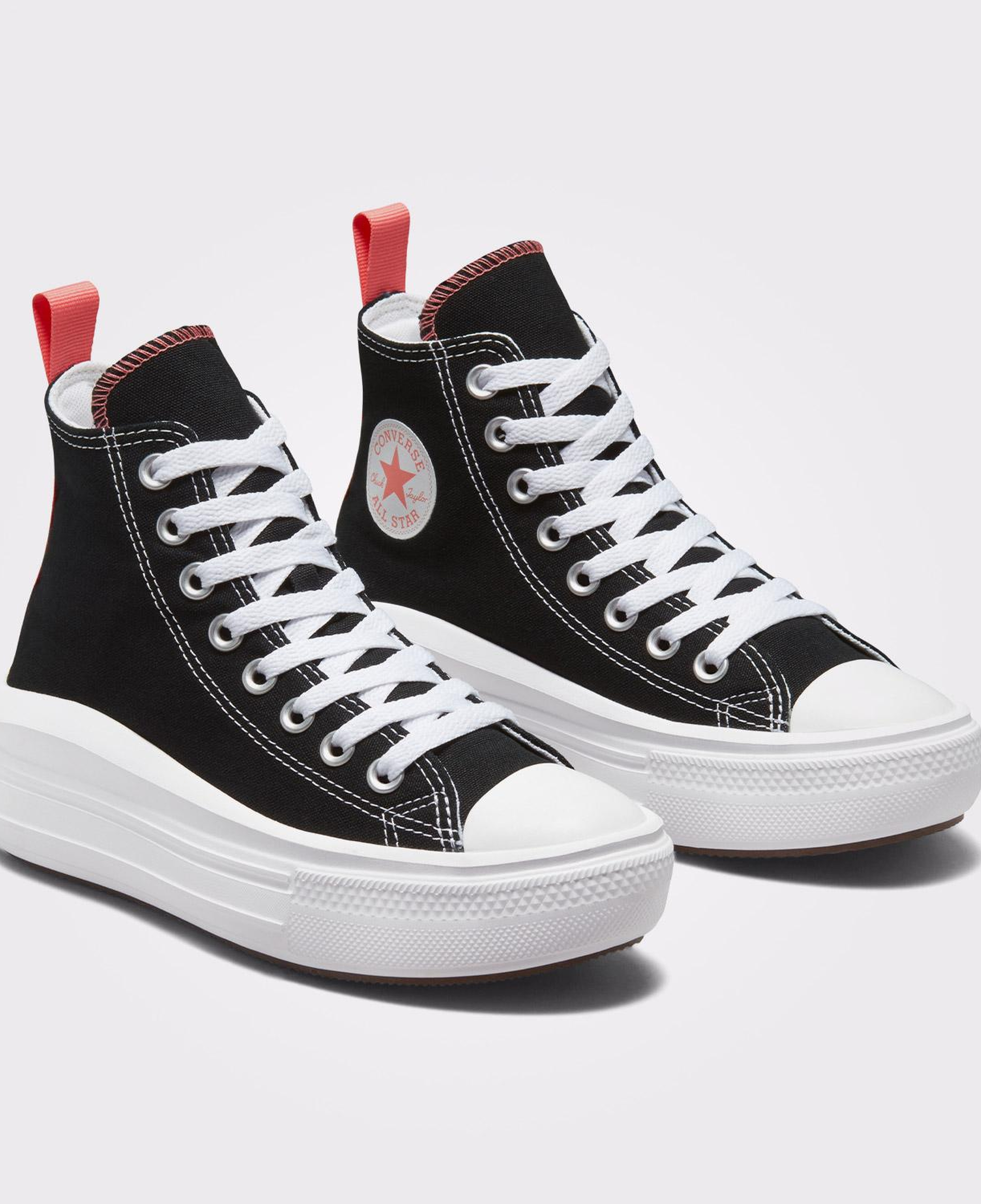 Converse Chuck Taylor All Star Move Çocuk Siyah Platform Sneaker
