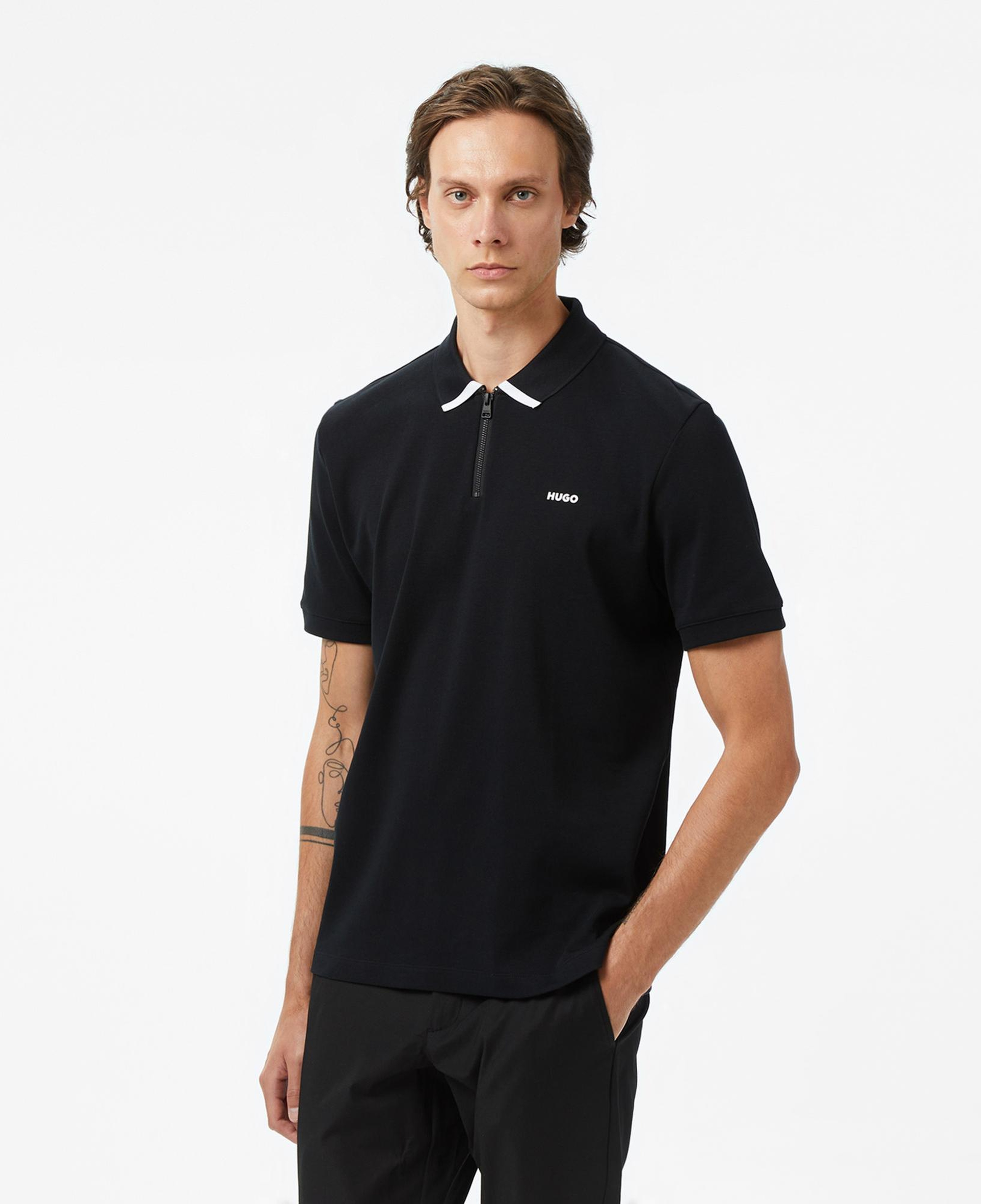Hugo Dalomino Erkek Siyah Polo