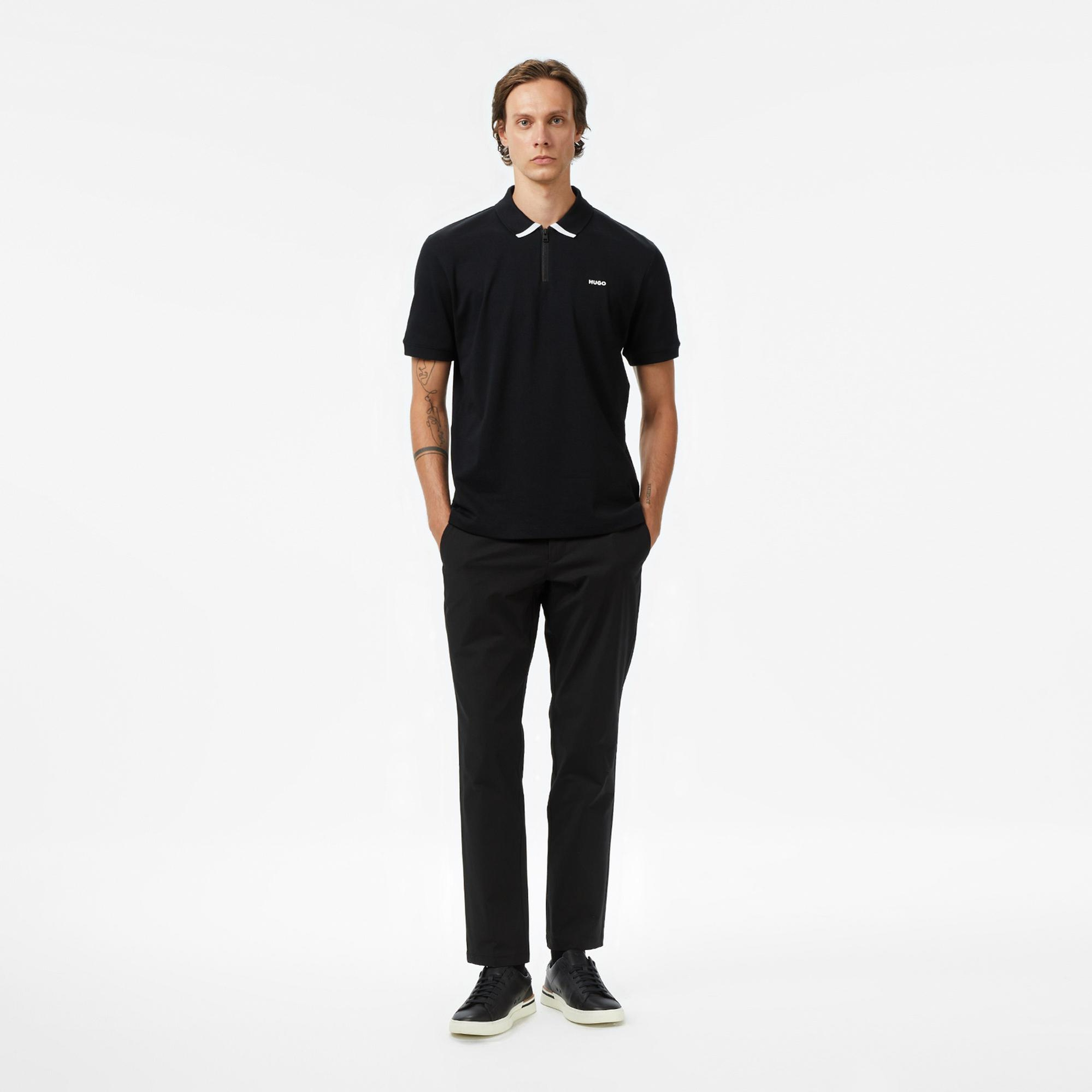 Hugo Dalomino Erkek Siyah Polo