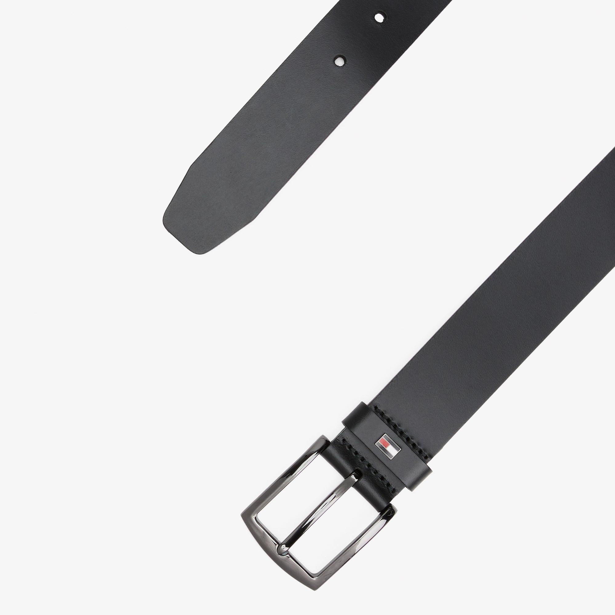 Tommy Hilfiger Denton Erkek Siyah Kemer