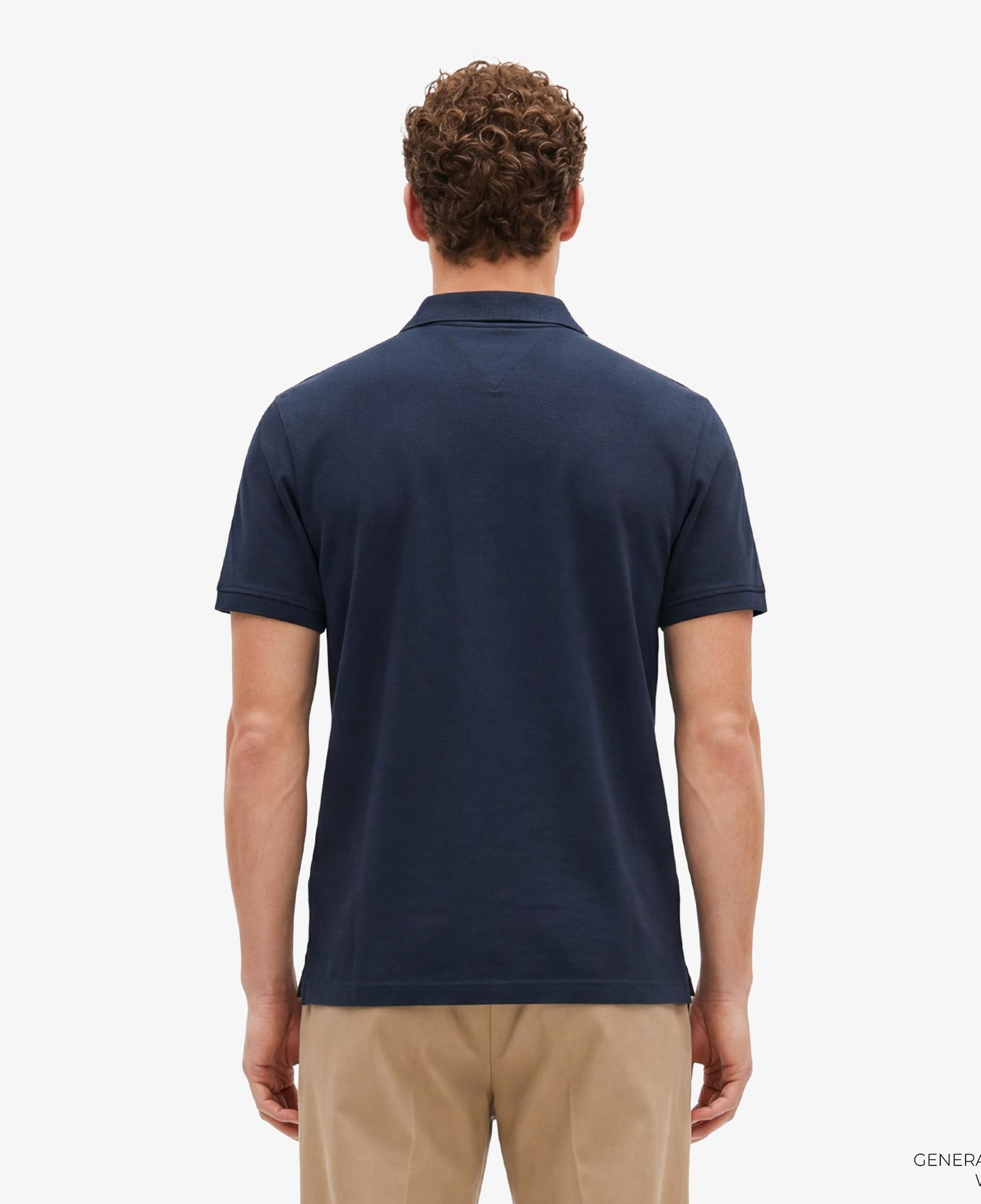 Tommy Hilfiger Seasonal Graphic Erkek Lacivert Polo Yaka T-Shirt