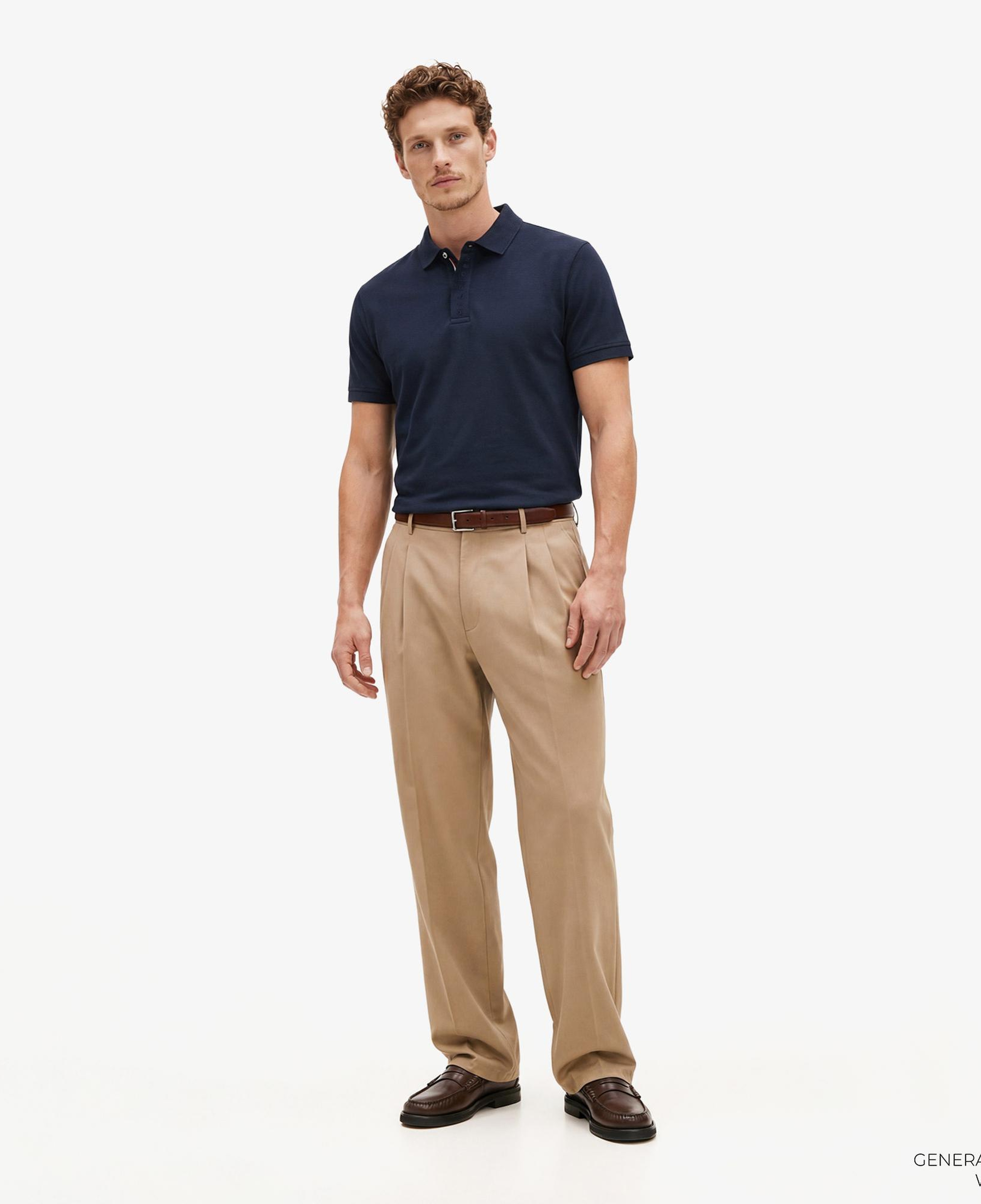 Tommy Hilfiger Seasonal Graphic Erkek Lacivert Polo Yaka T-Shirt