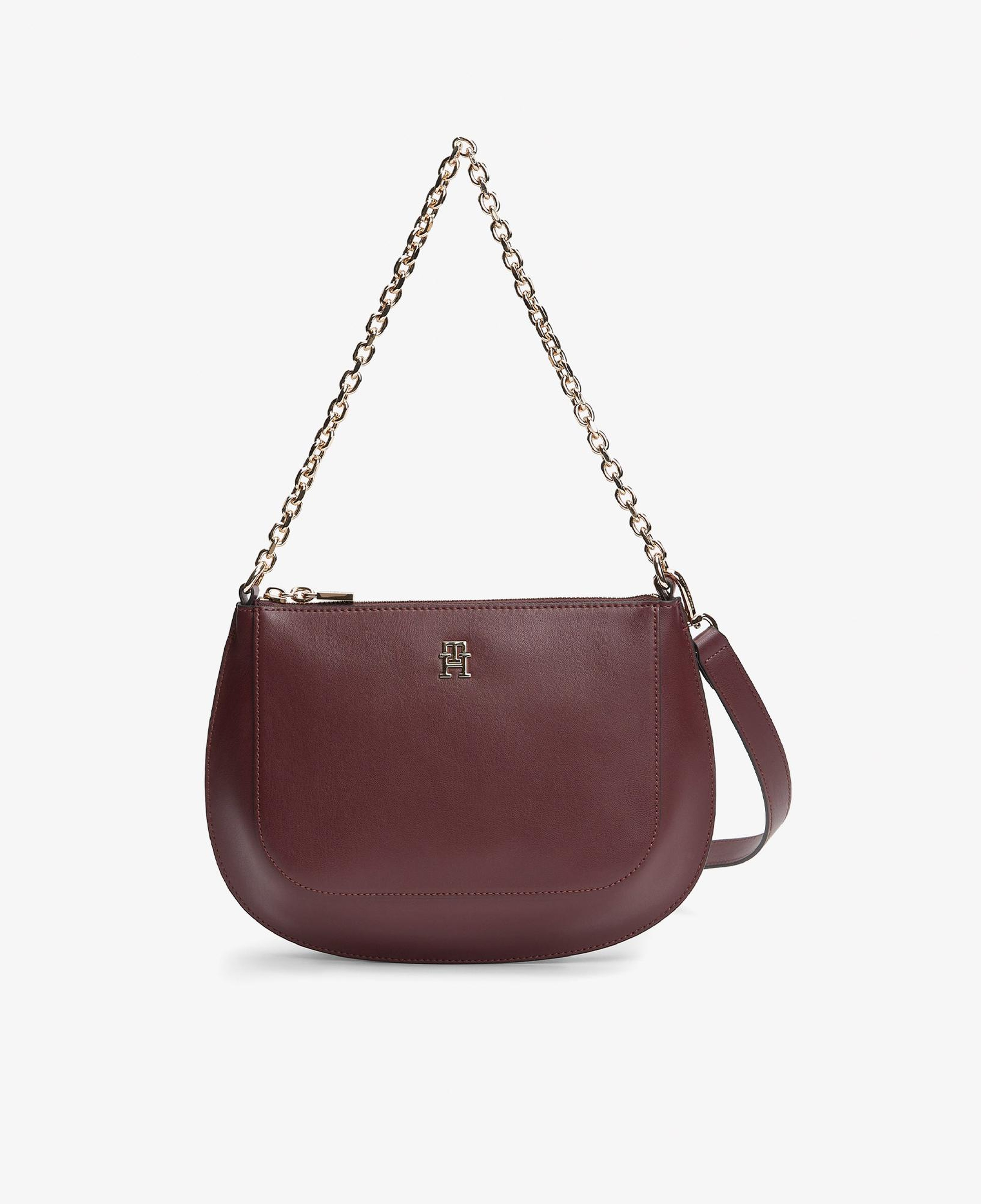 Tommy Hilfiger Glam Kadın Bordo Çapraz Çanta