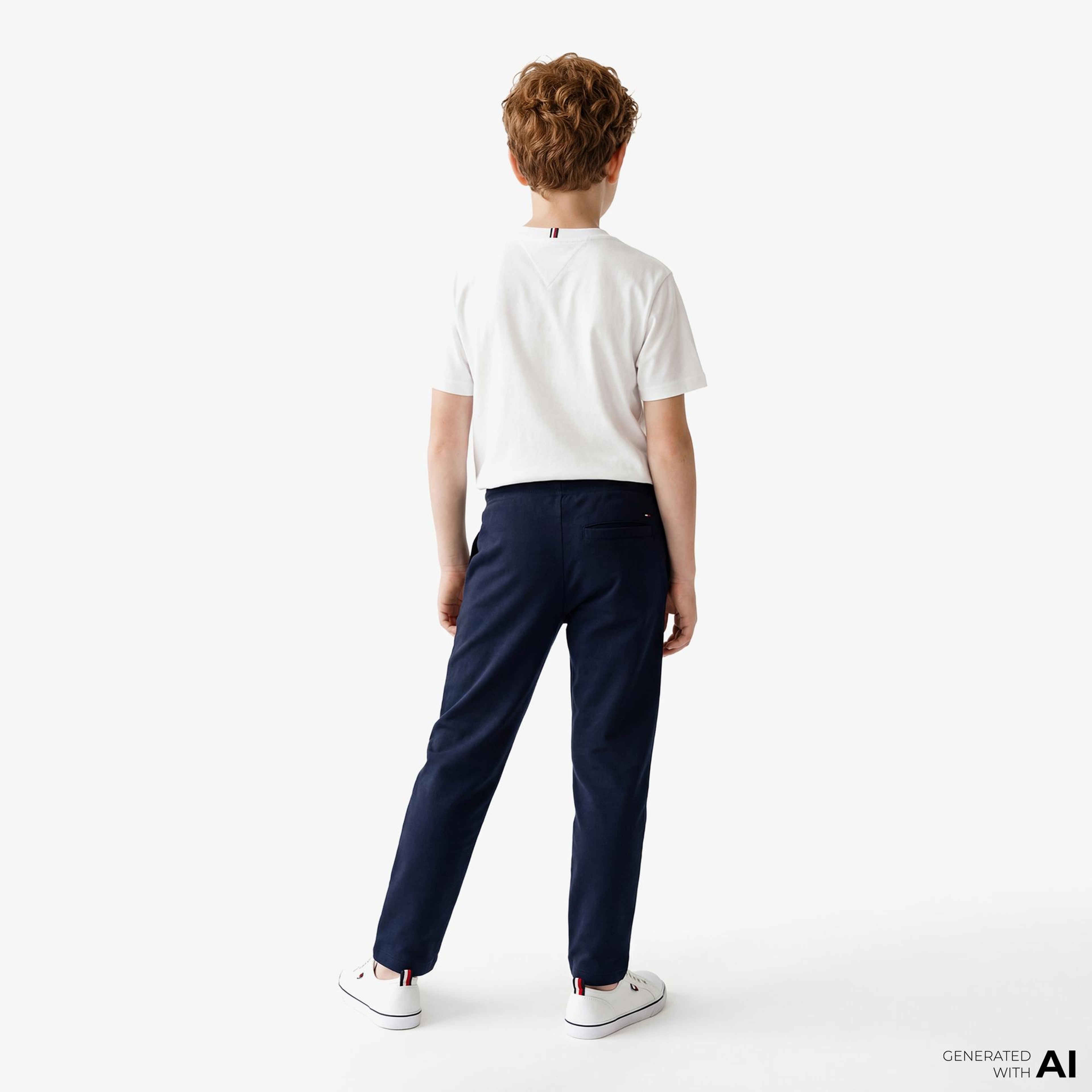 Tommy Hilfiger Icons Çocuk Lacivert Eşofman Altı