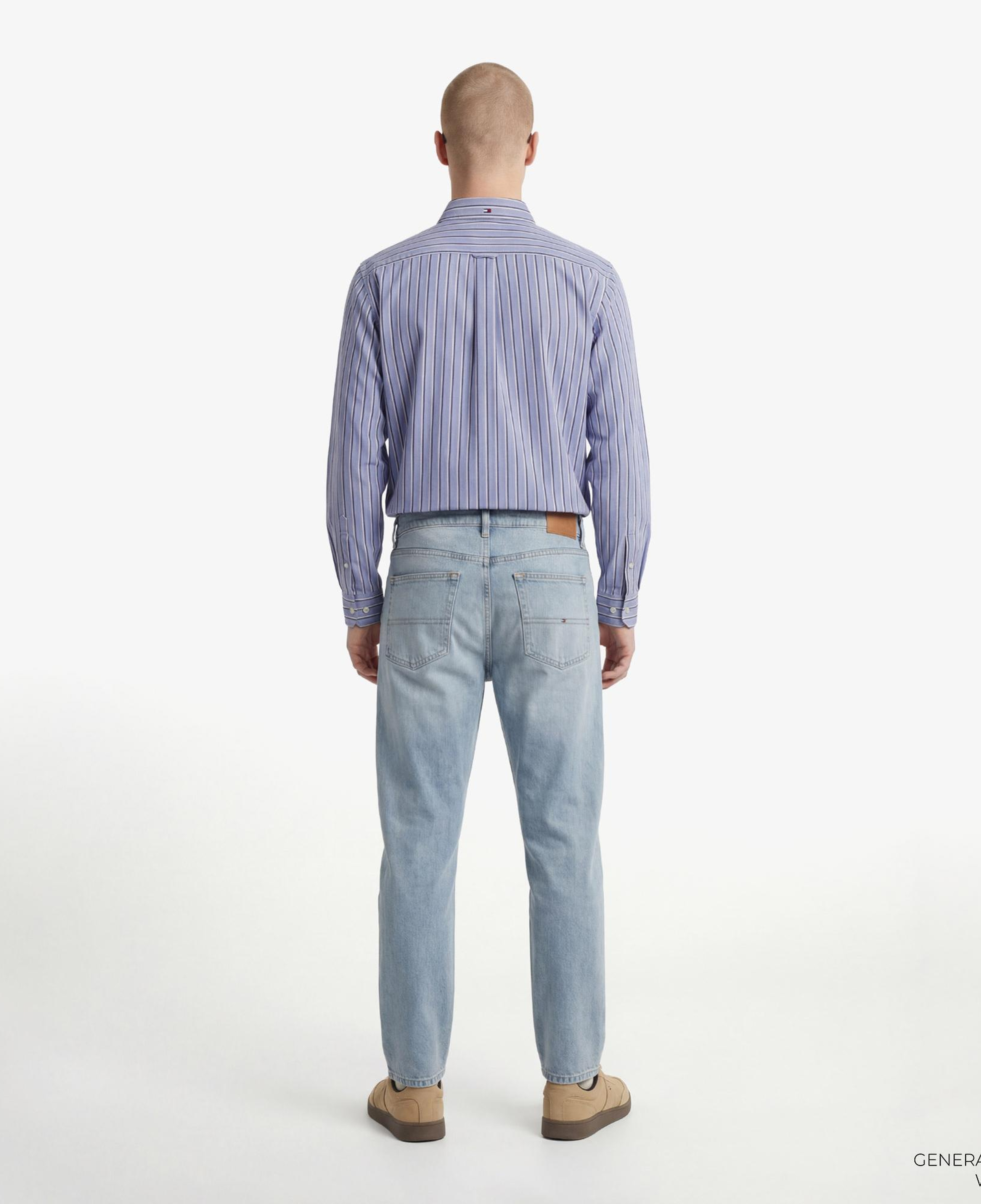 Tommy Hilfiger Visual Wash Erkek Lacivert Jean