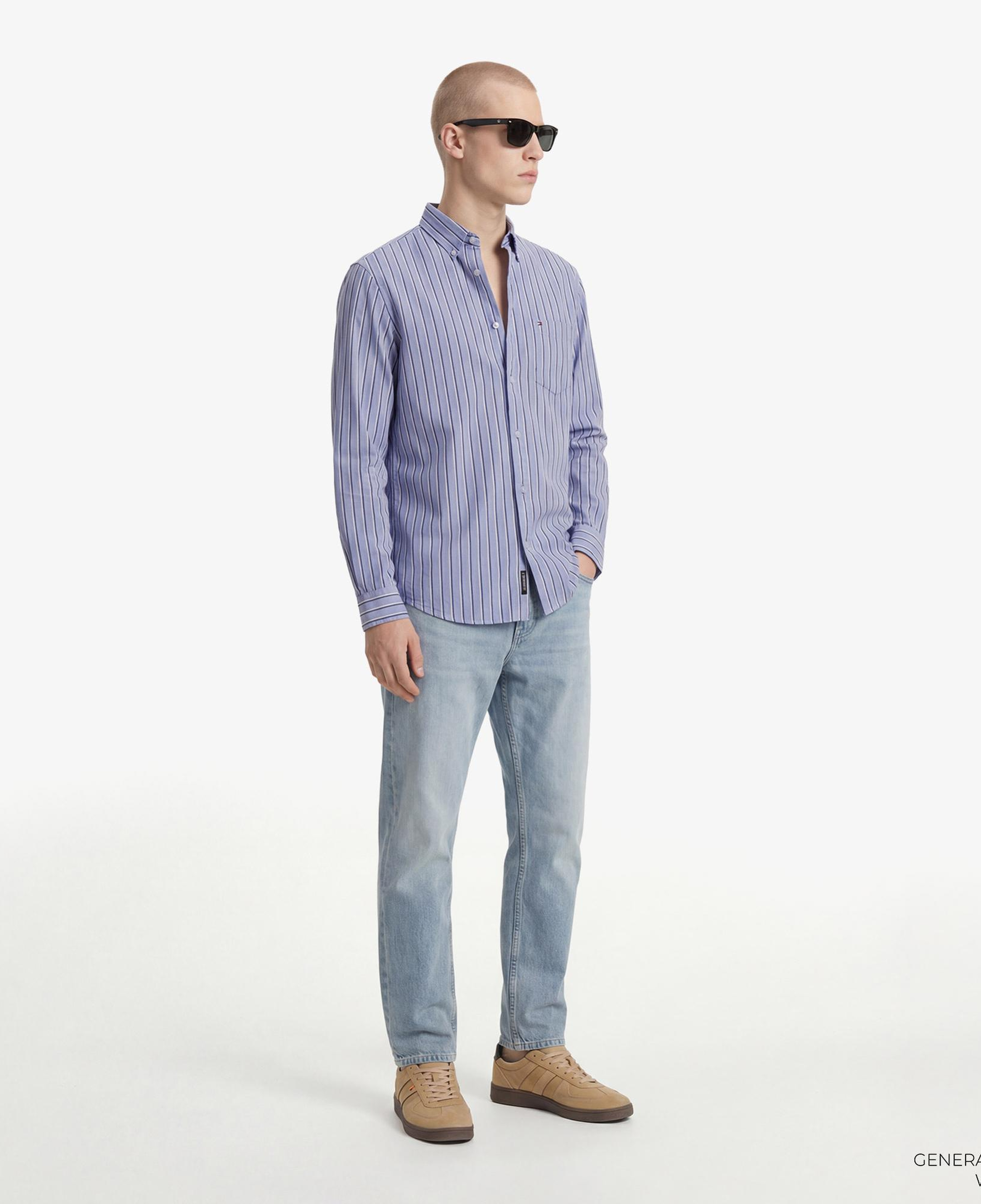 Tommy Hilfiger Visual Wash Erkek Lacivert Jean