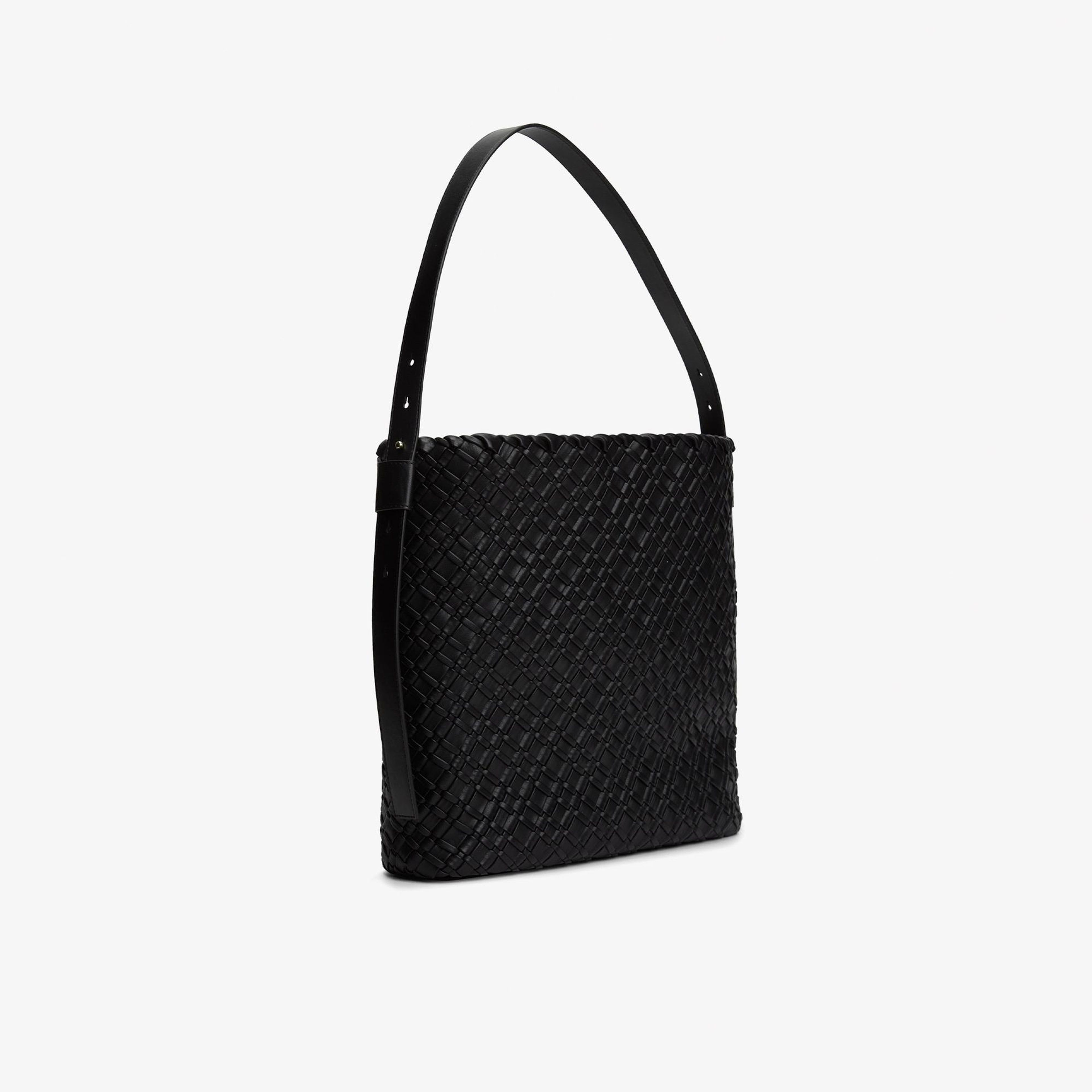 Tommy Hilfiger Braided Kadın Siyah El Çantası