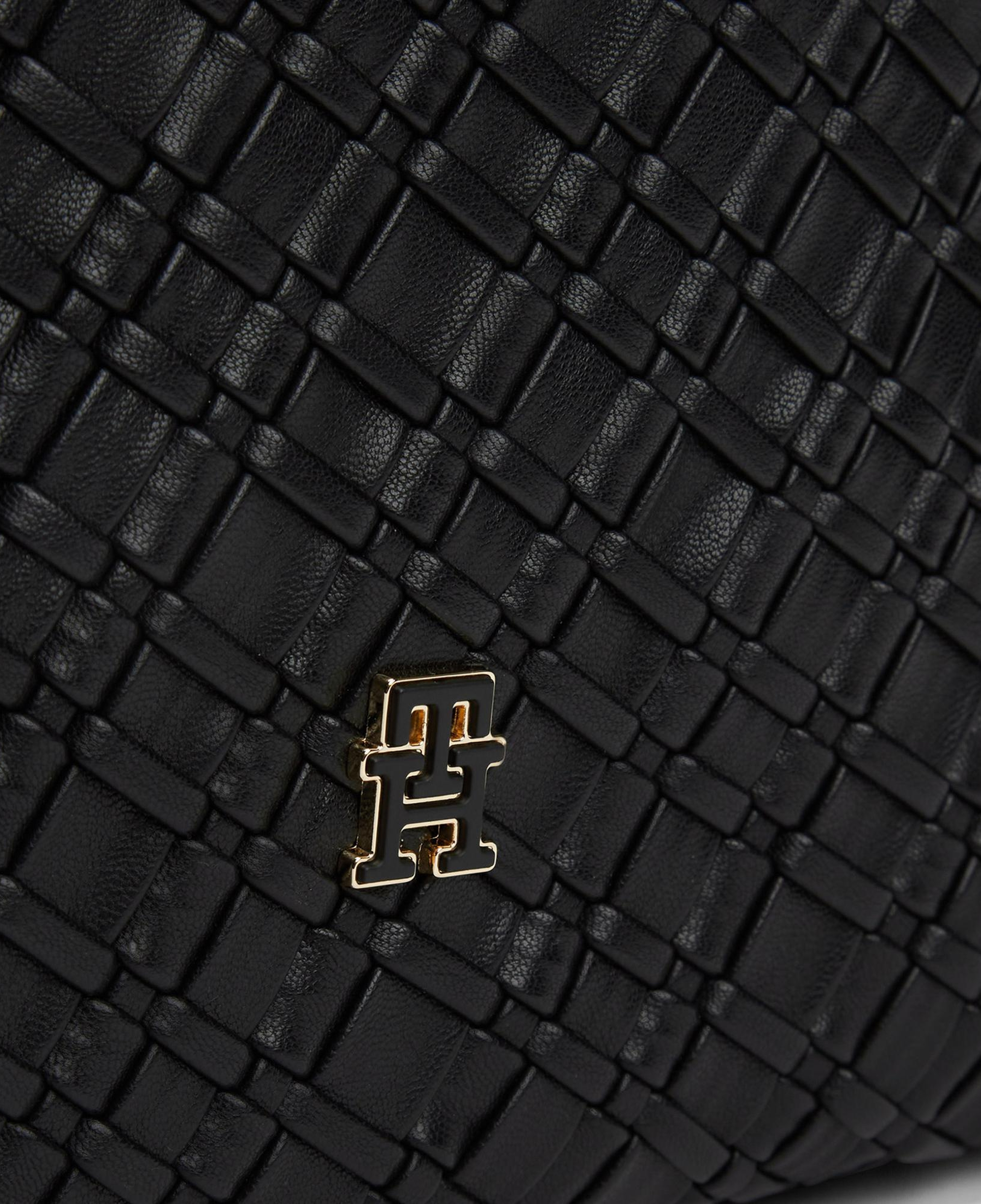 Tommy Hilfiger Braided Kadın Siyah El Çantası