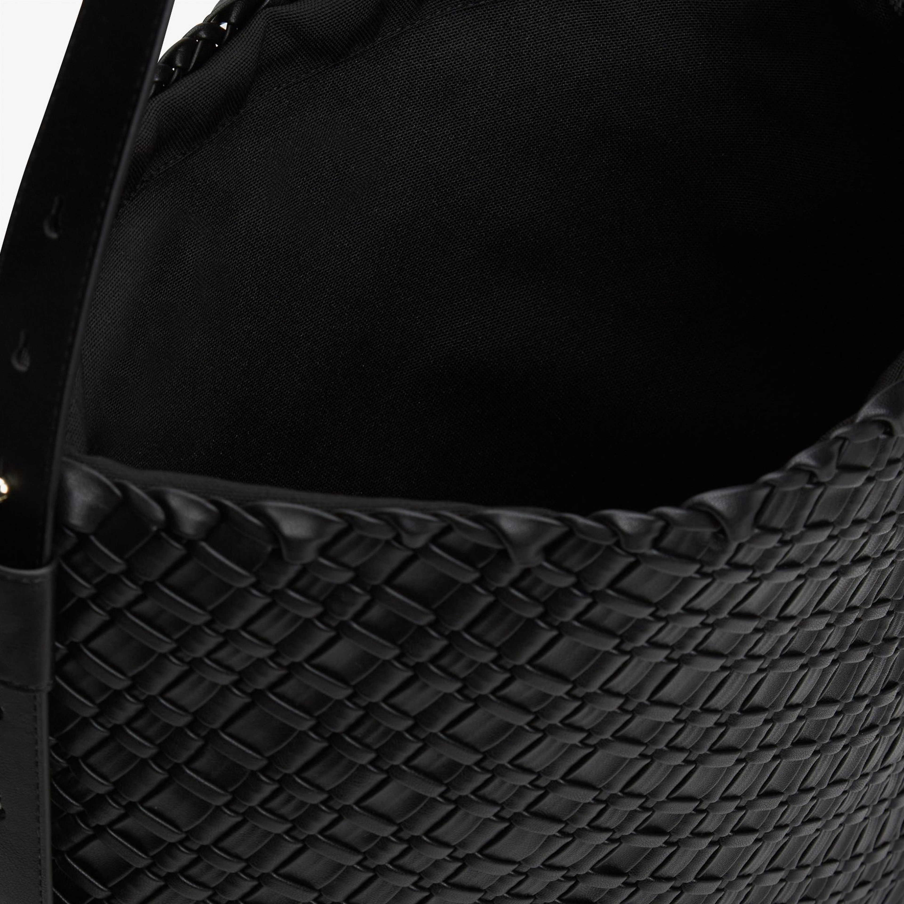 Tommy Hilfiger Braided Kadın Siyah El Çantası