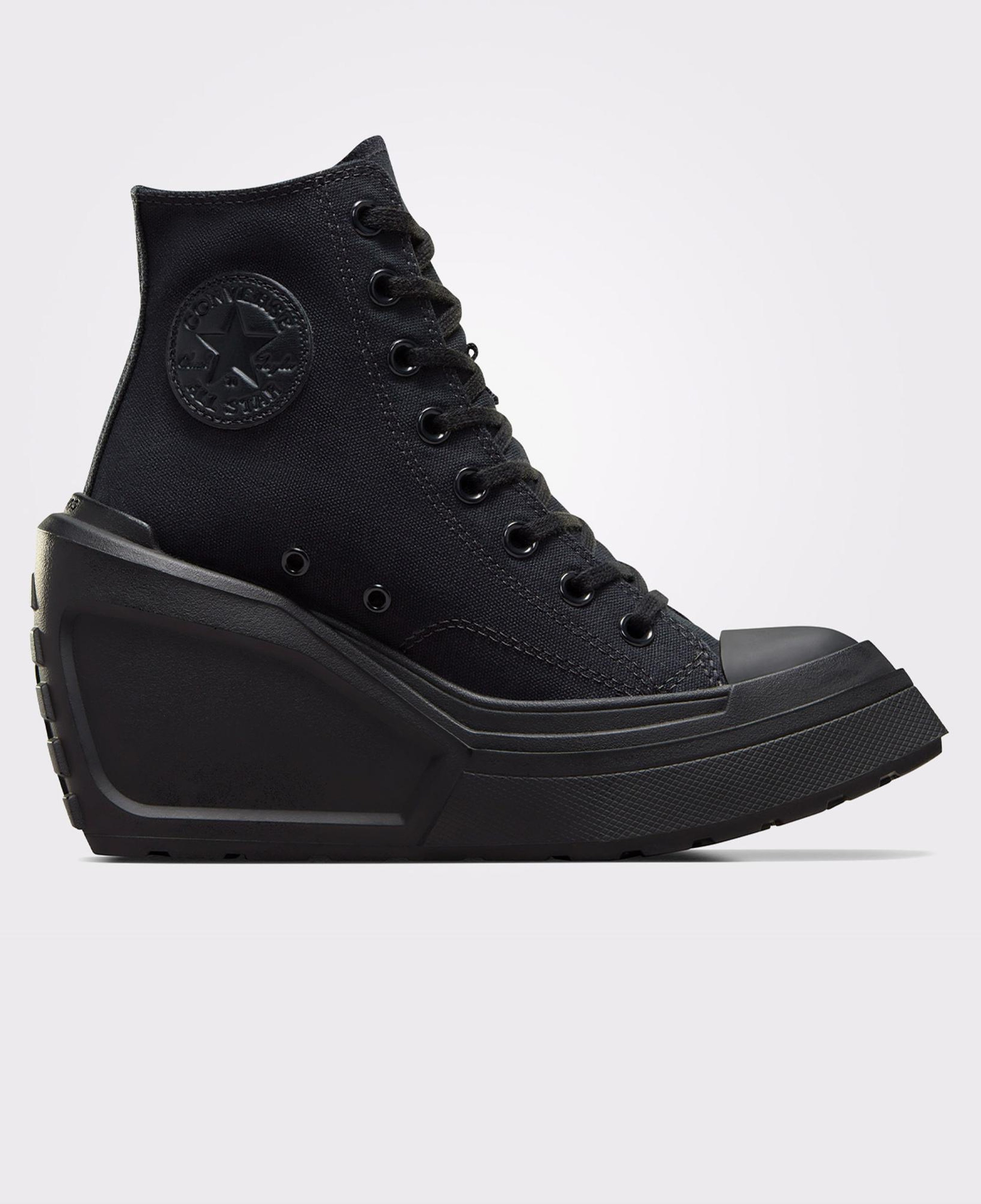 Converse Chuck 70 De Luxe Wedge Kadın Siyah Sneaker