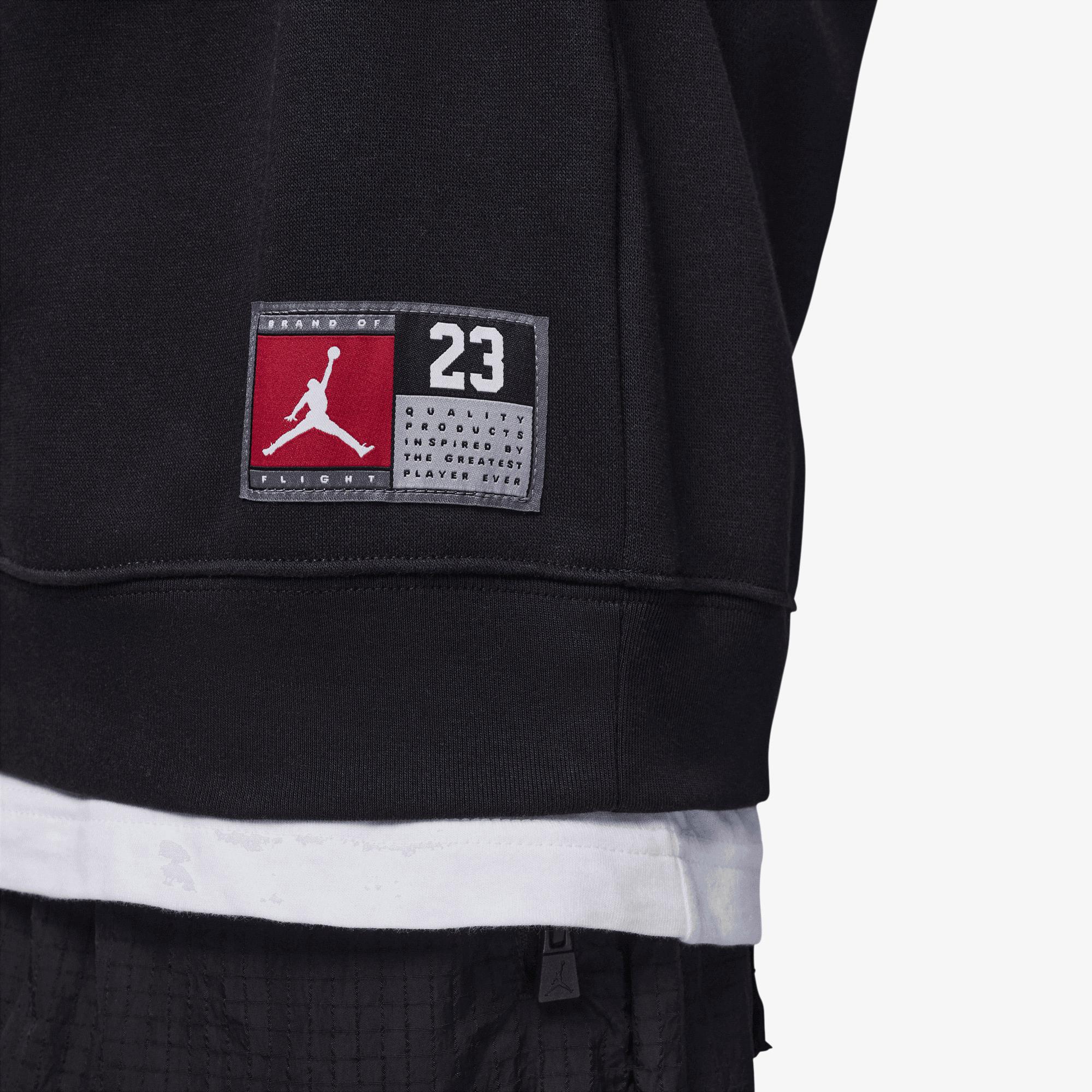 Jordan Fleece Pullover Çocuk Siyah Kapüşonlu Sweatshirt