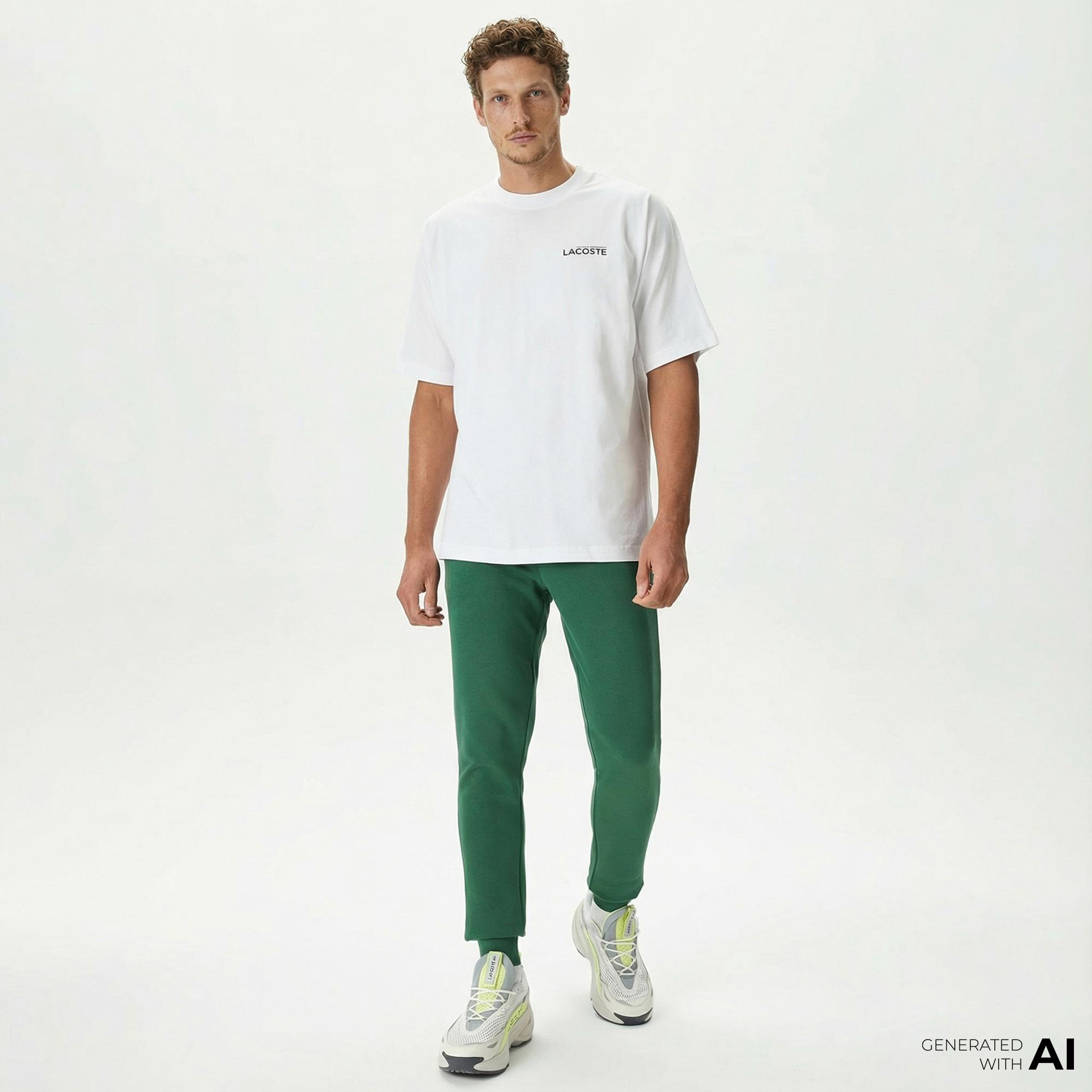 Lacoste Erkek Slim Fit Koyu Yeşil Eşofman Altı