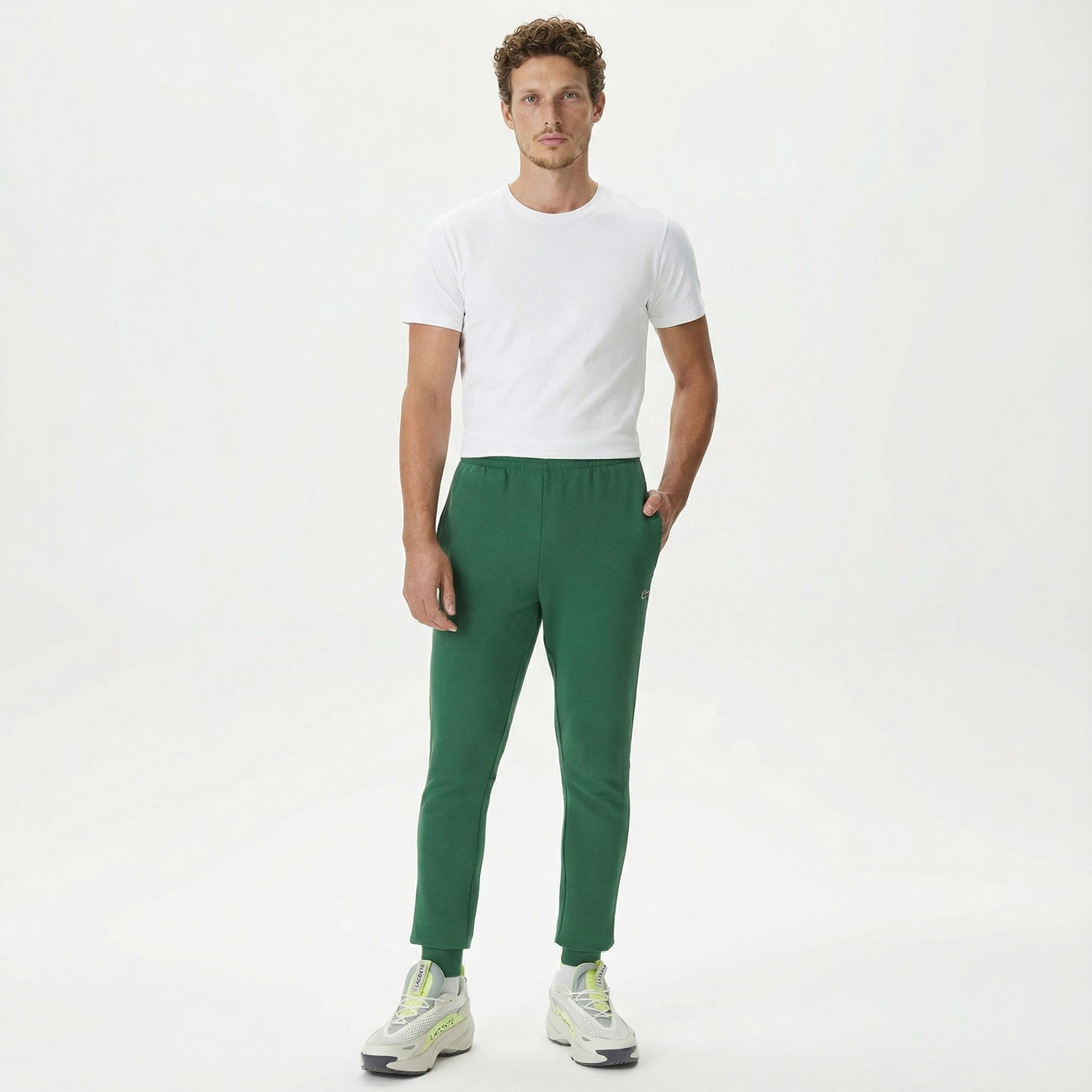 Lacoste Erkek Slim Fit Koyu Yeşil Eşofman Altı