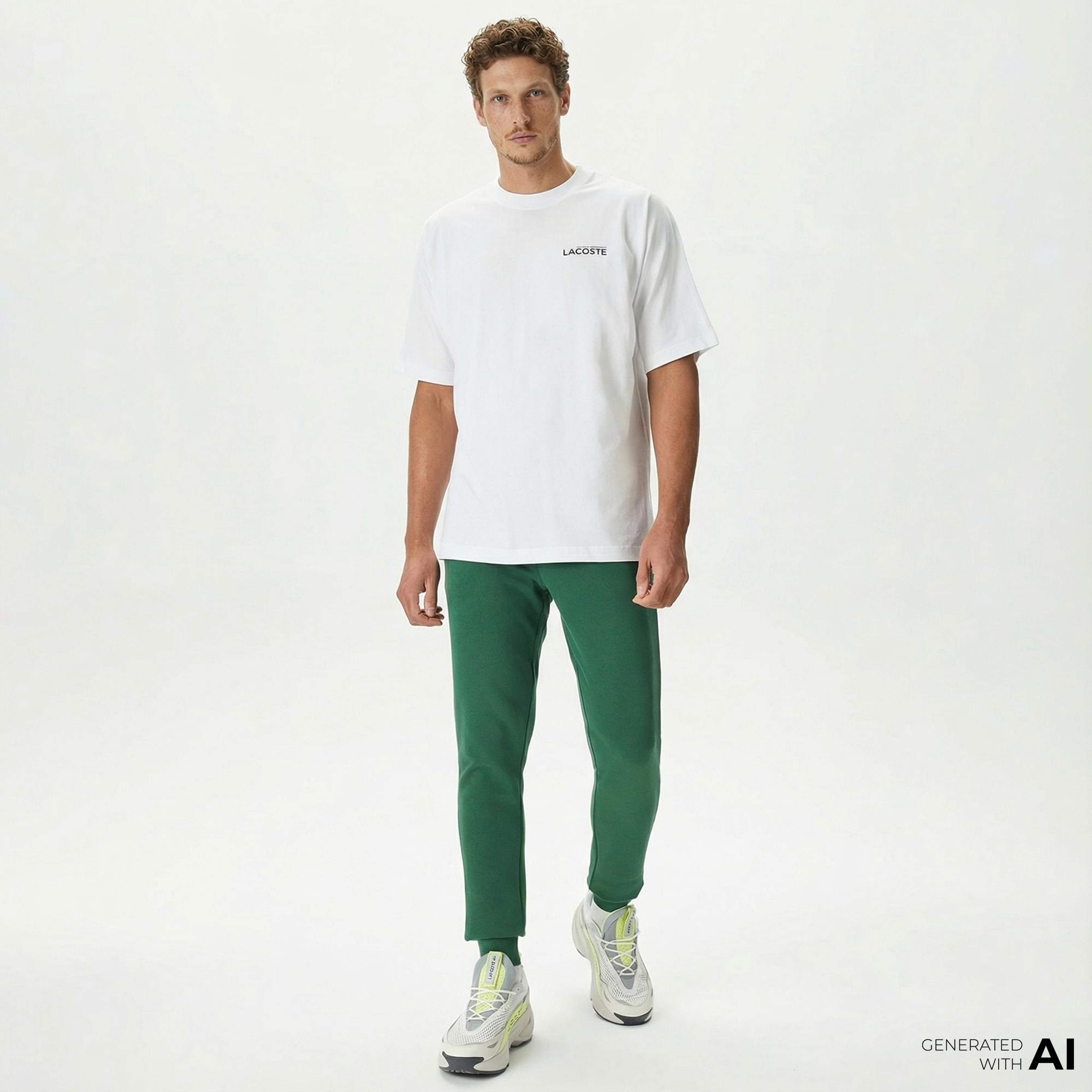 Lacoste Erkek Slim Fit Koyu Yeşil Eşofman Altı