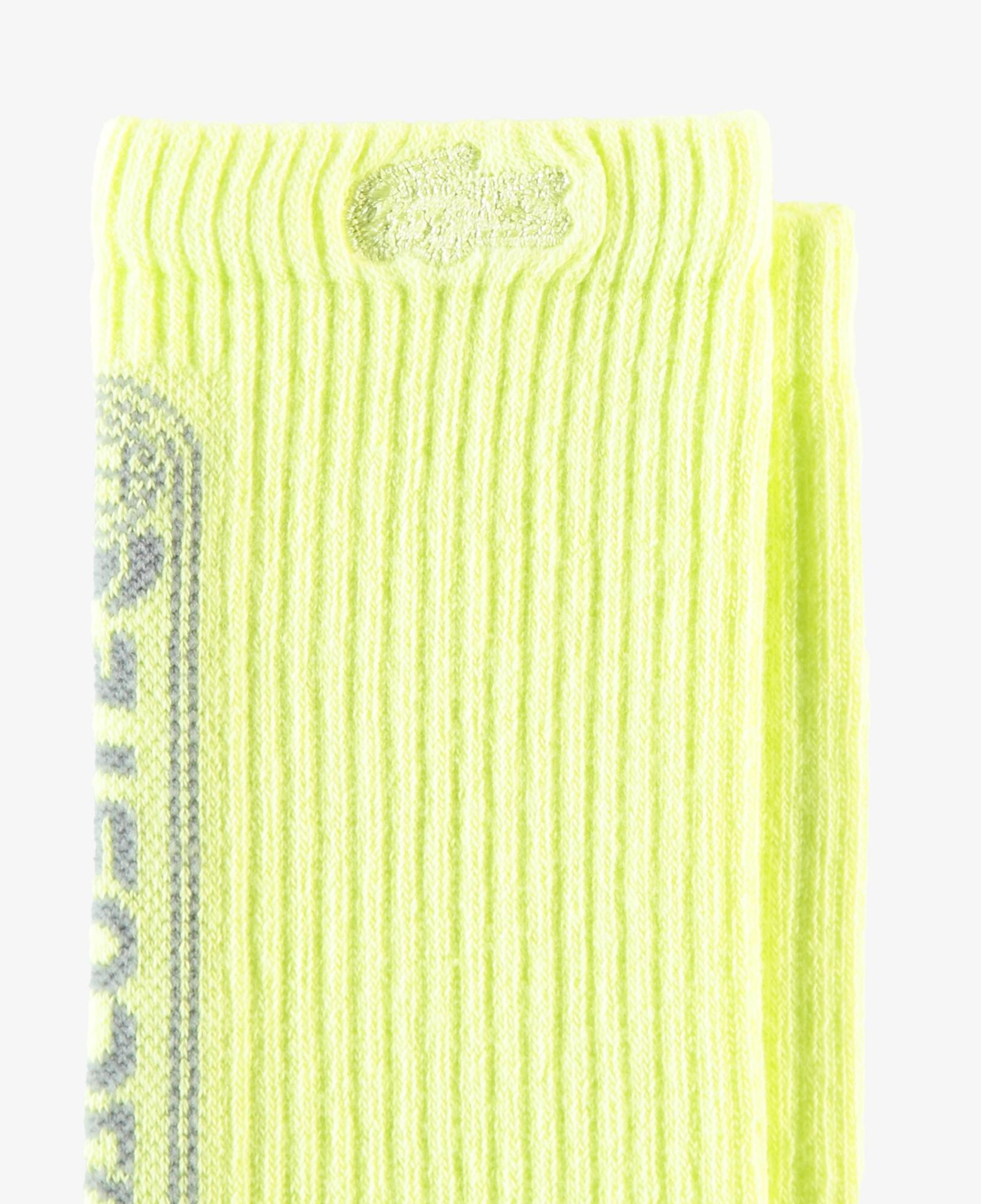 Lacoste Erkek Baskılı Sarı Çorap