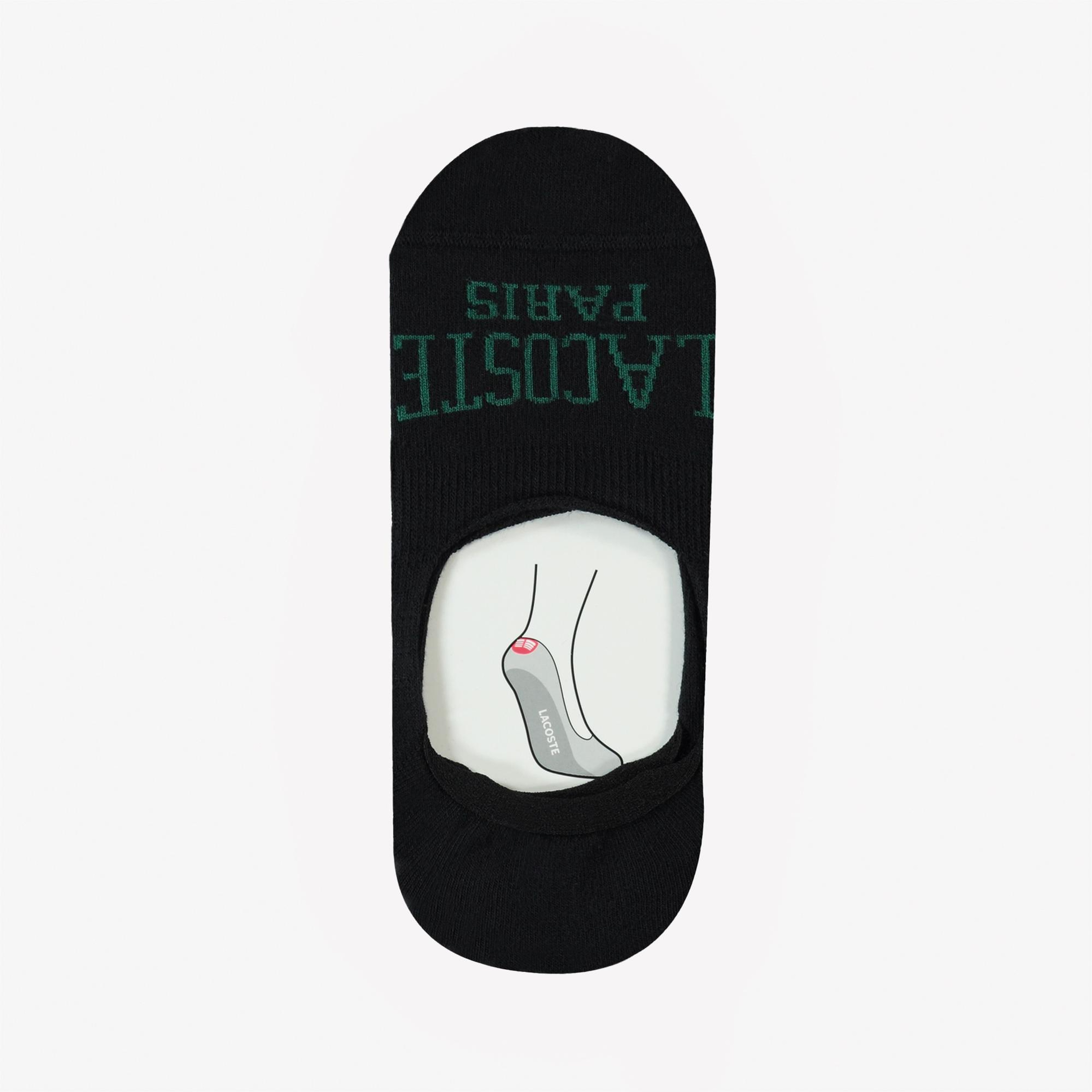 Lacoste Erkek Baskılı Siyah Çorap
