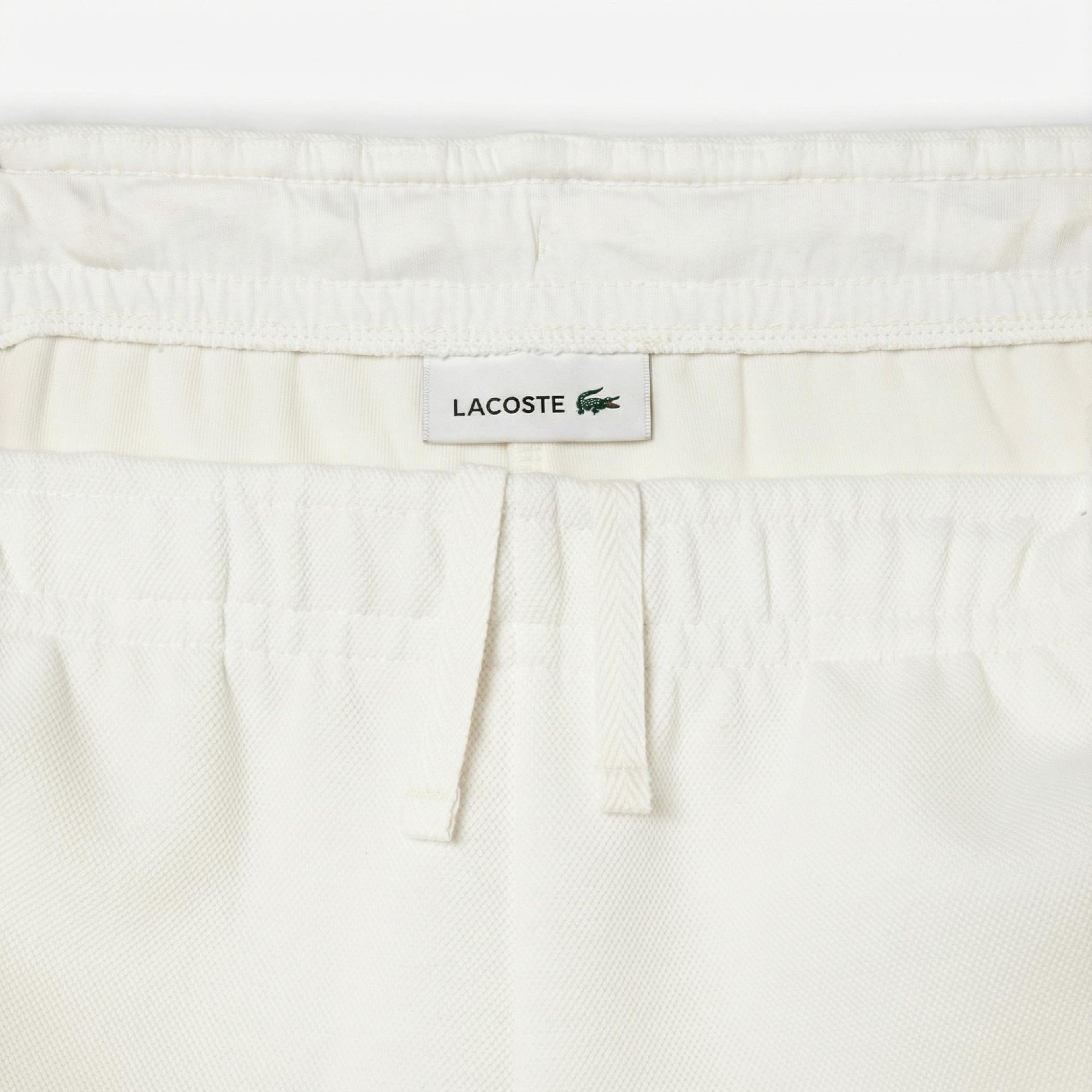 Lacoste Kadın Straight Fit Beyaz Eşofman Altı