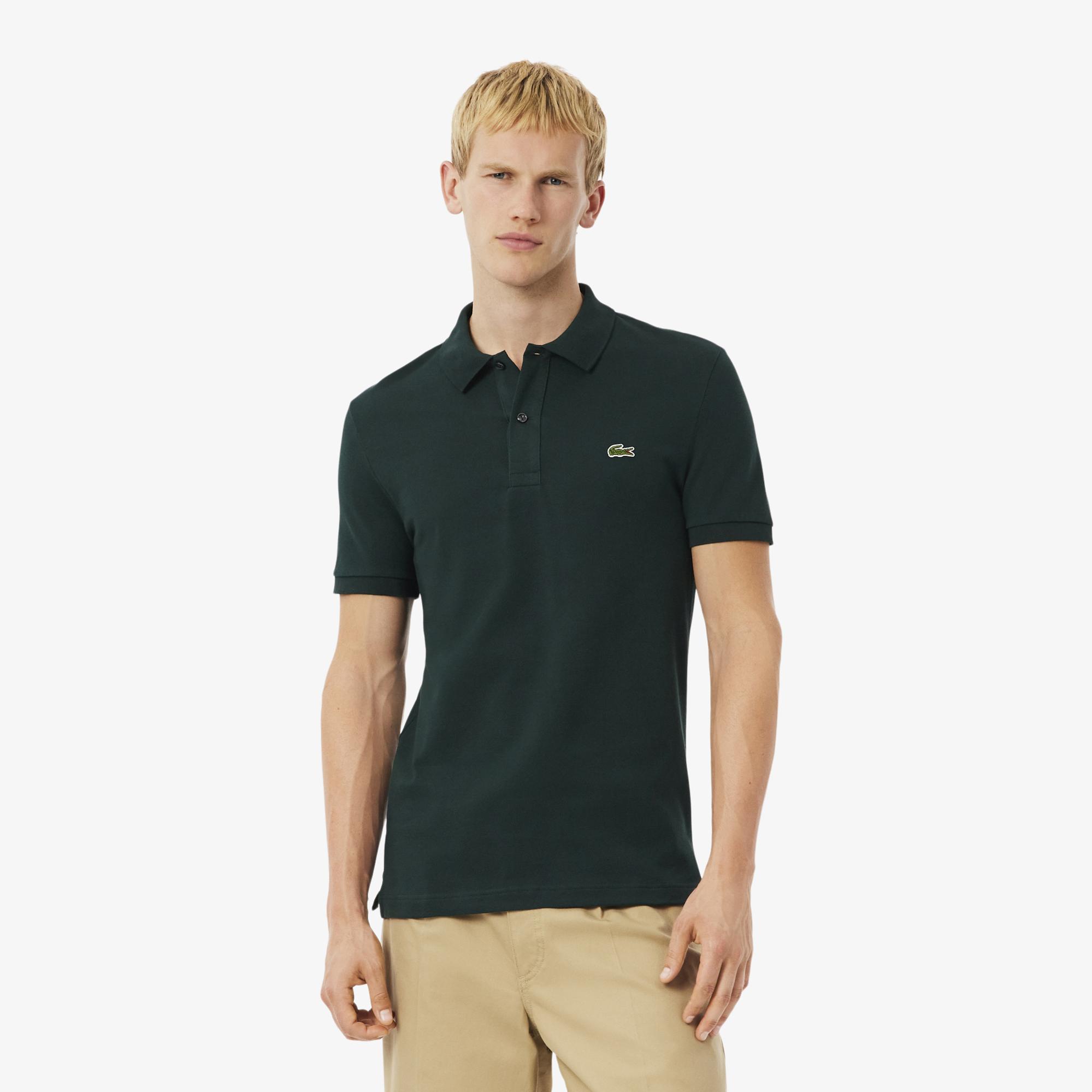 Lacoste L.12.12 Erkek Slim Fit Koyu Yeşil Polo