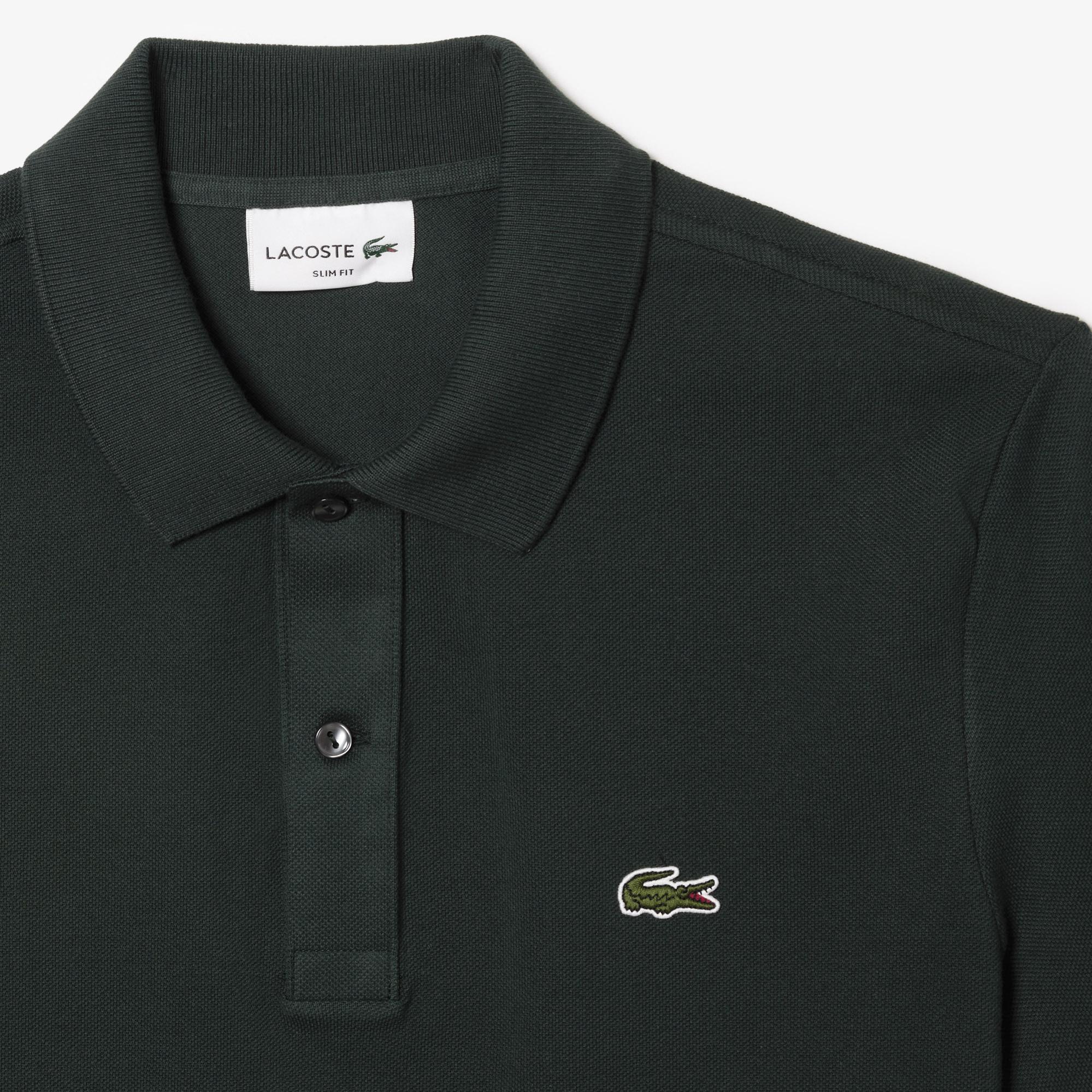 Lacoste L.12.12 Erkek Slim Fit Koyu Yeşil Polo